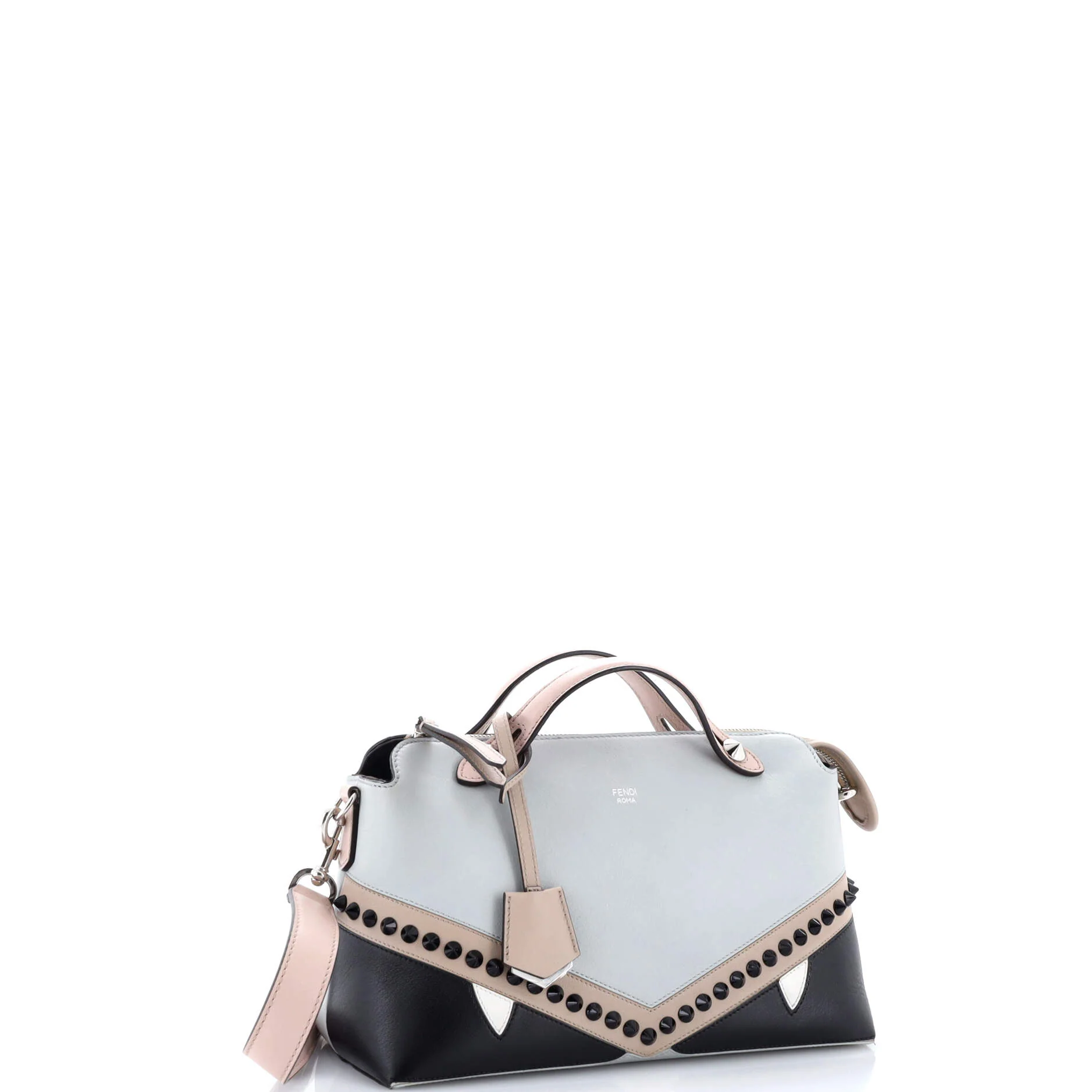 Monster By The Way Satchel Studded Leather Medium - Image 2