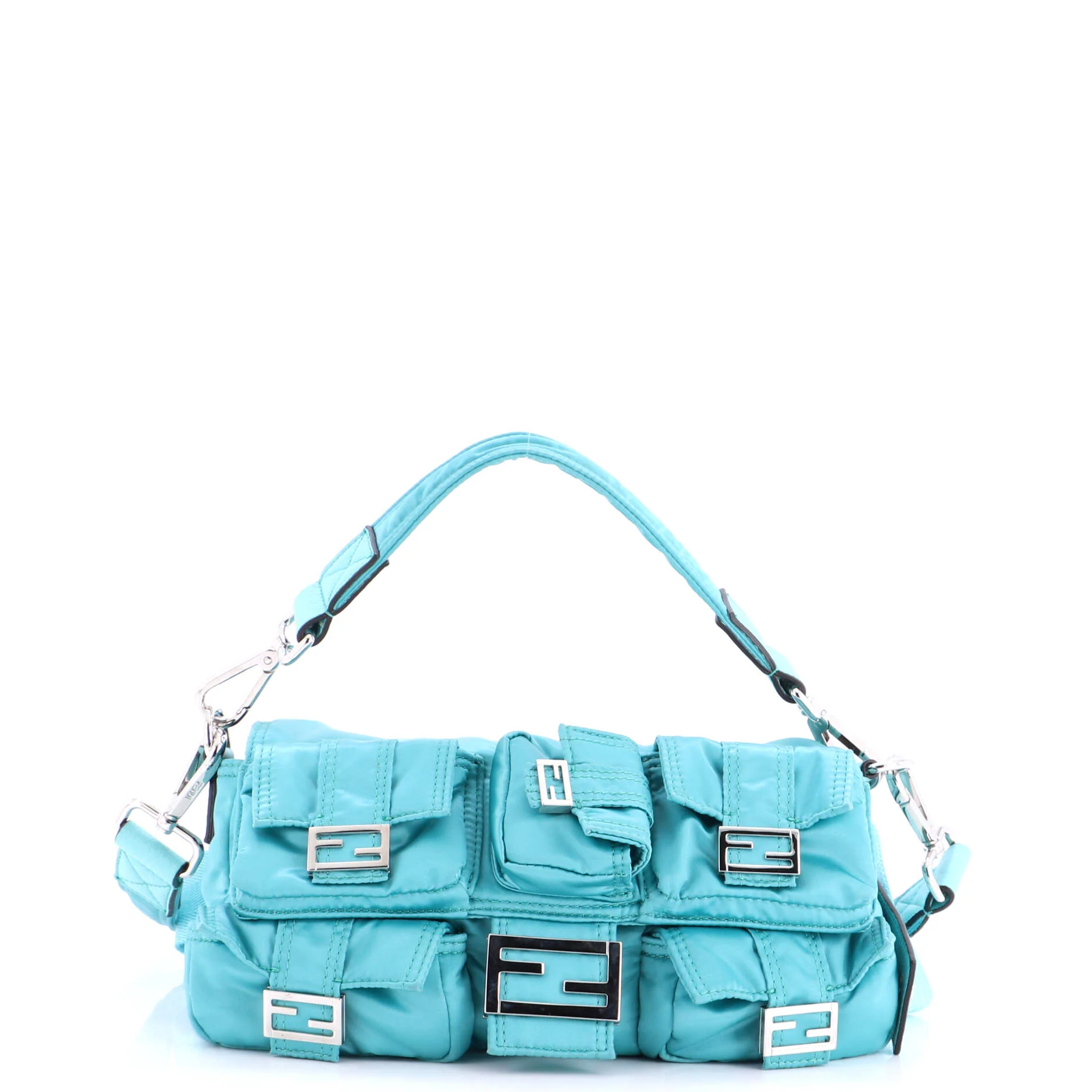 Multipocket Convertible Baguette Bag Nylon
