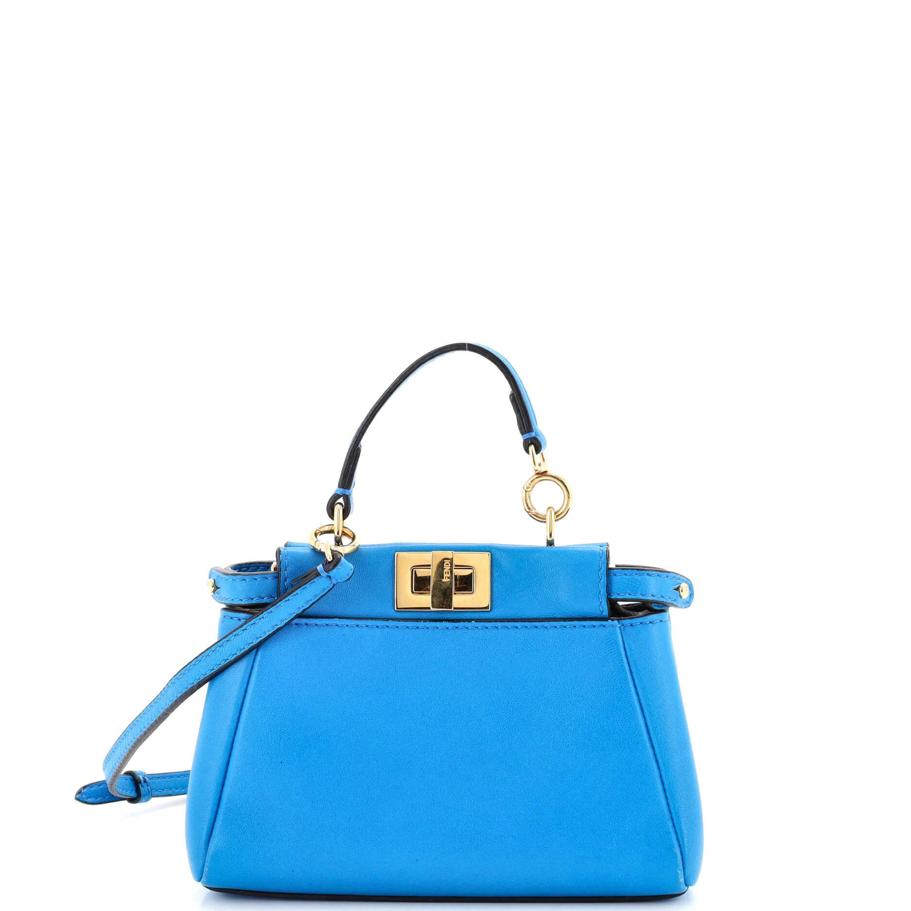Peekaboo Bag Leather Nano