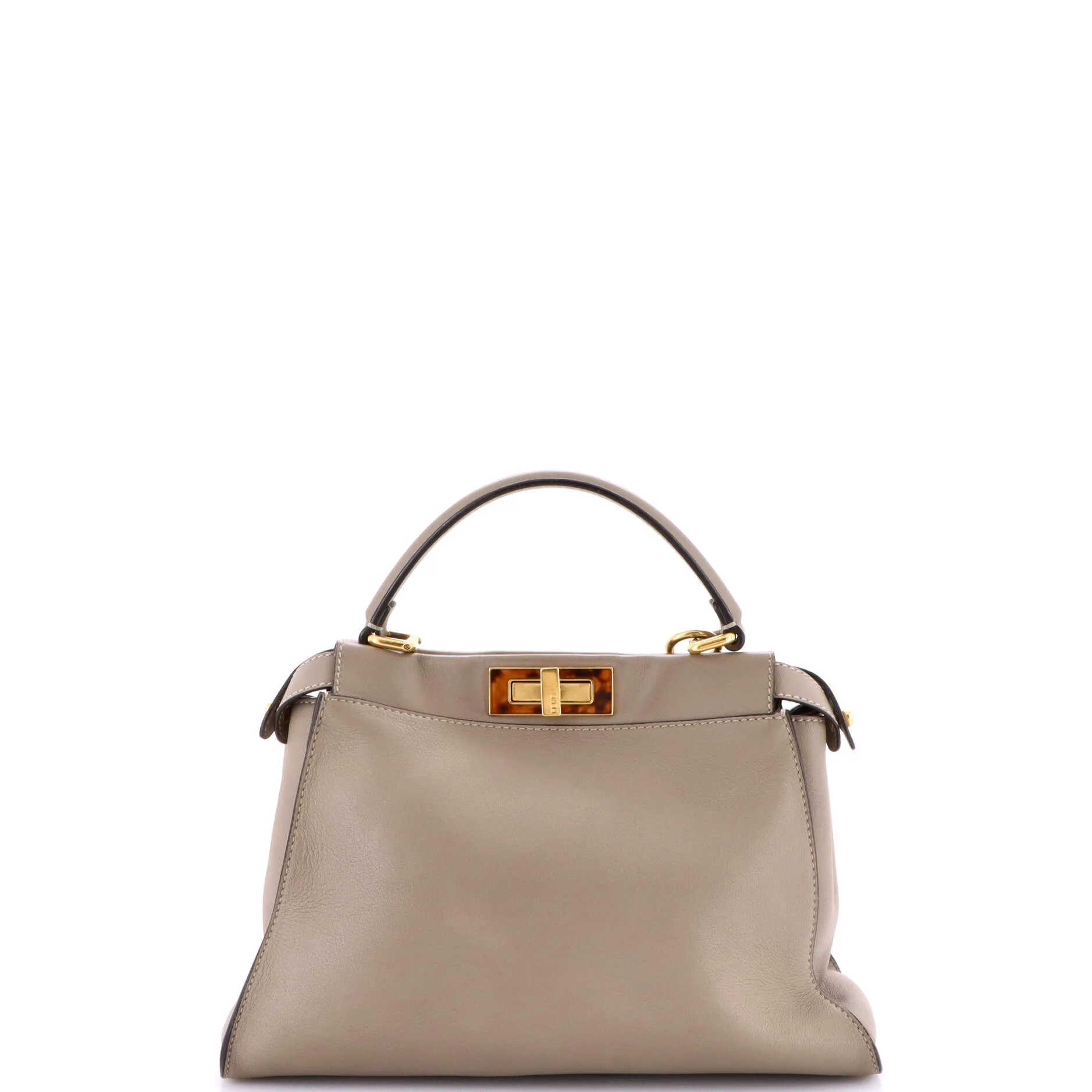 Peekaboo Bag Leather with Plexiglass Detail Regular - Image 3