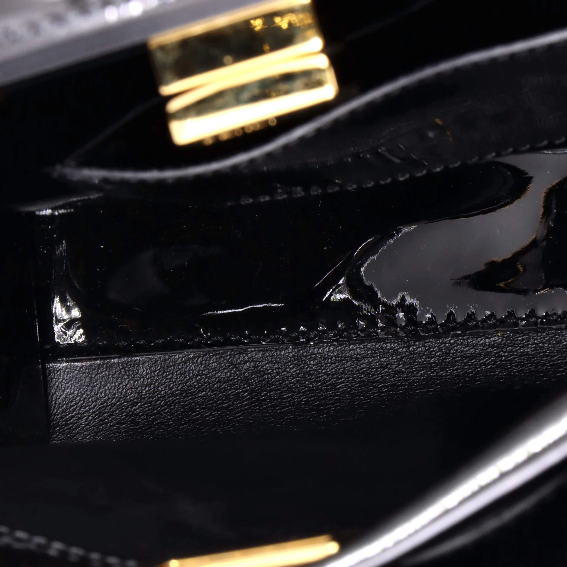 Peekaboo Defender Bag Zucca Coated Canvas and Patent Mini - Image 5
