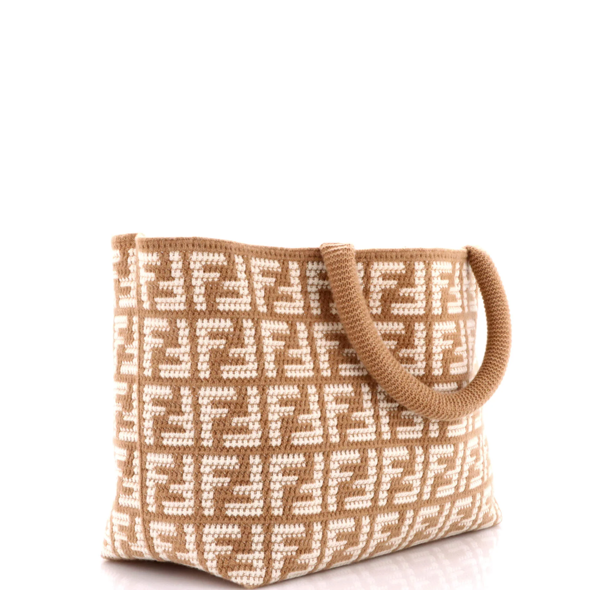 Shopper Tote Zucca Crochet Cashmere Large - Image 2