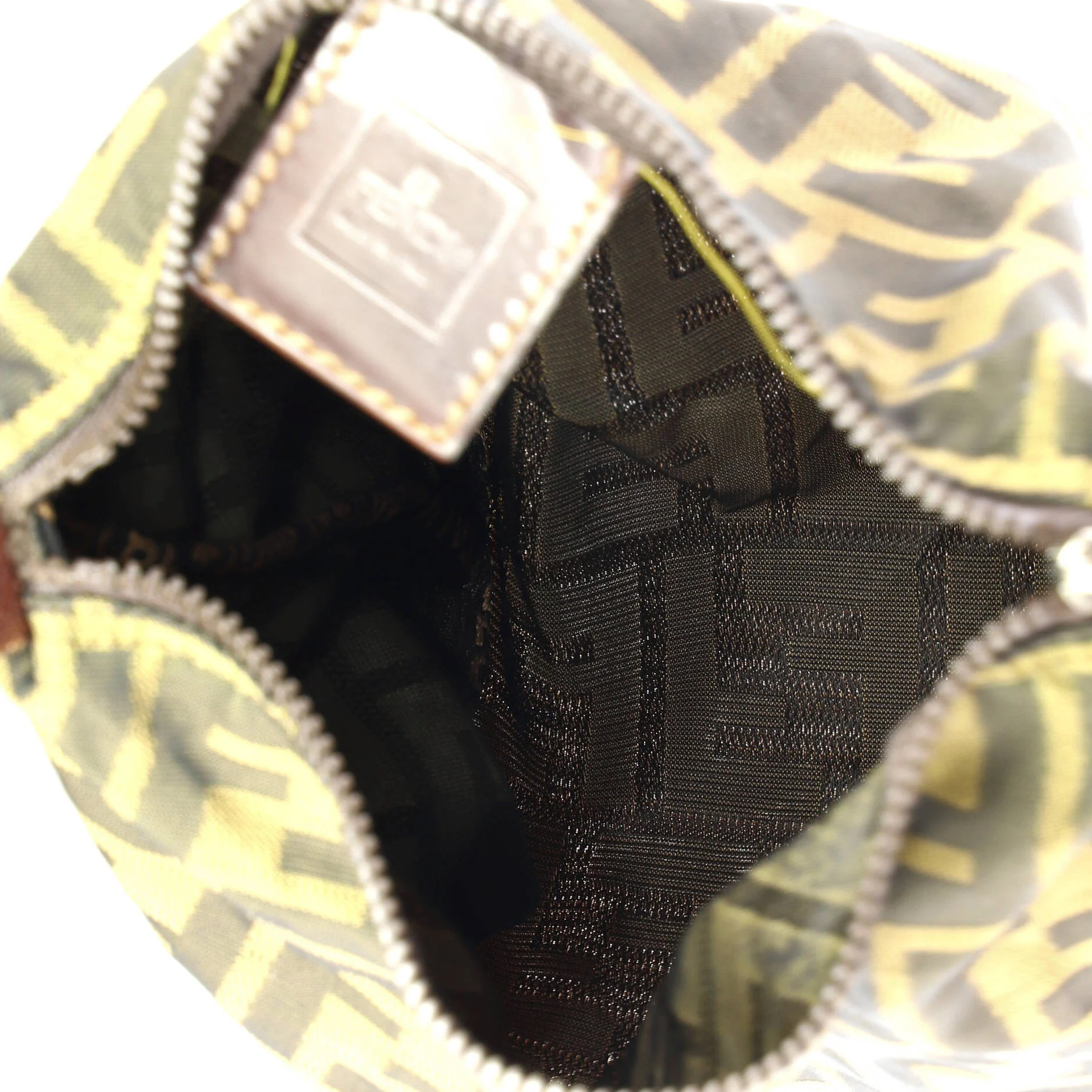 Vintage Belted Pochette Zucca Canvas Mini - Image 5