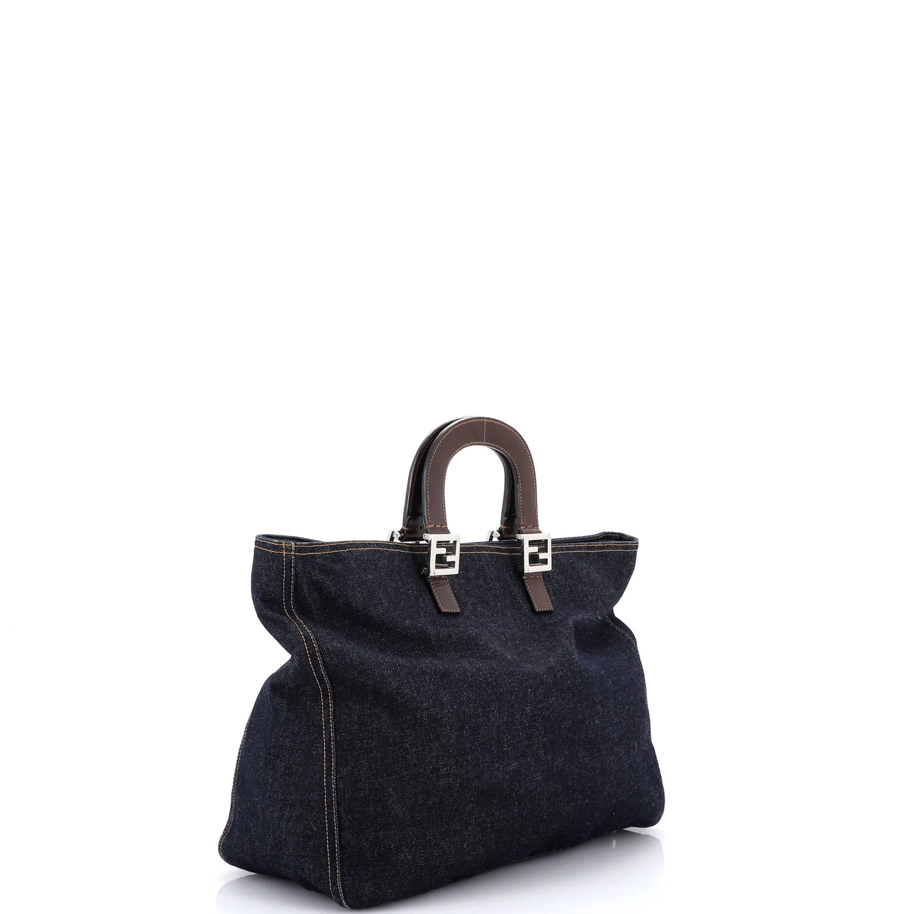 Vintage Open Tote Denim Large - Image 2