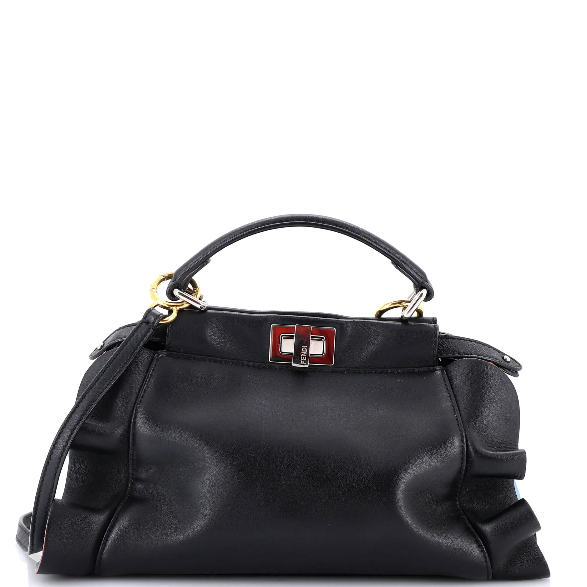 Wave Peekaboo Bag Leather Mini
