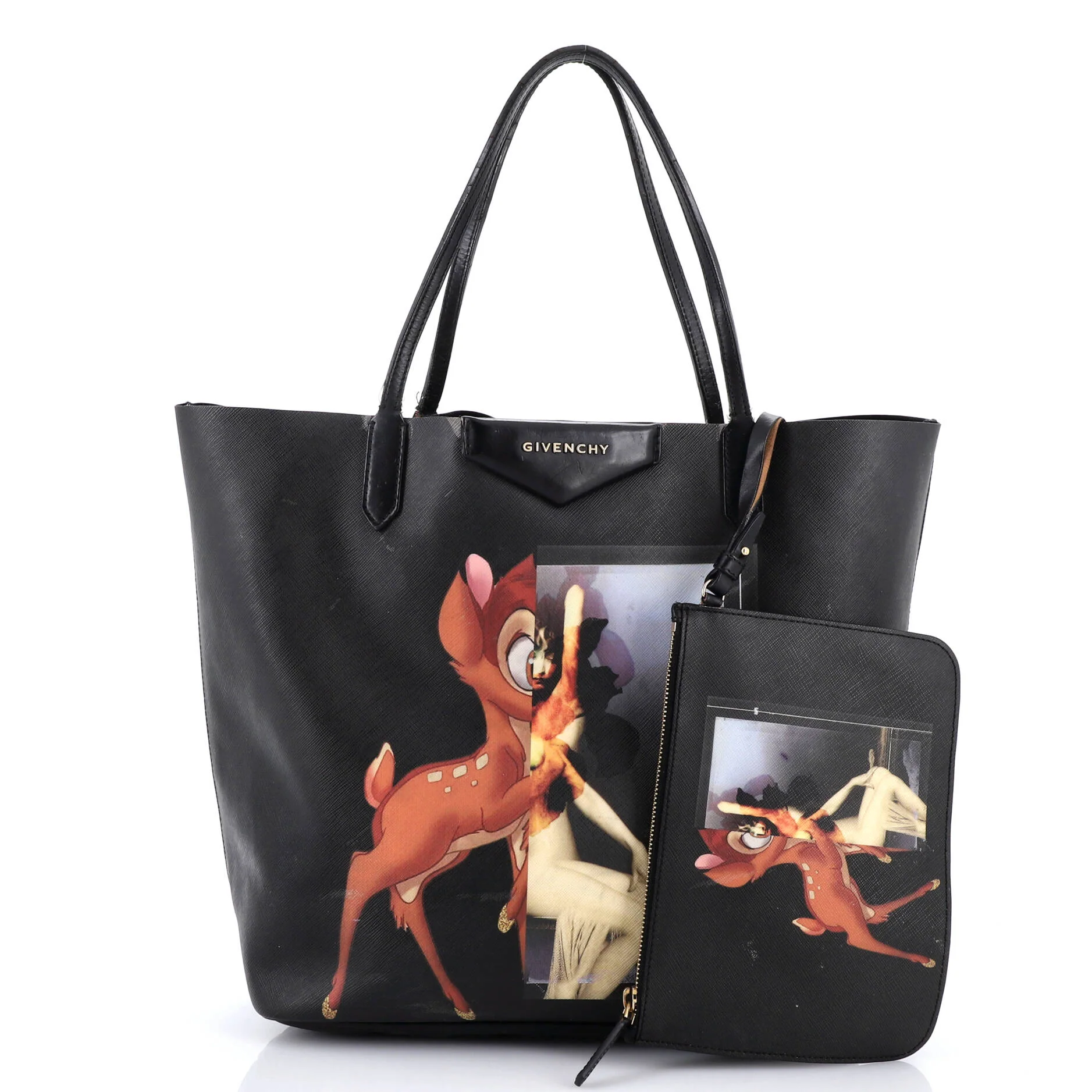 Antigona Shopper Printed Canvas Large - Image 2