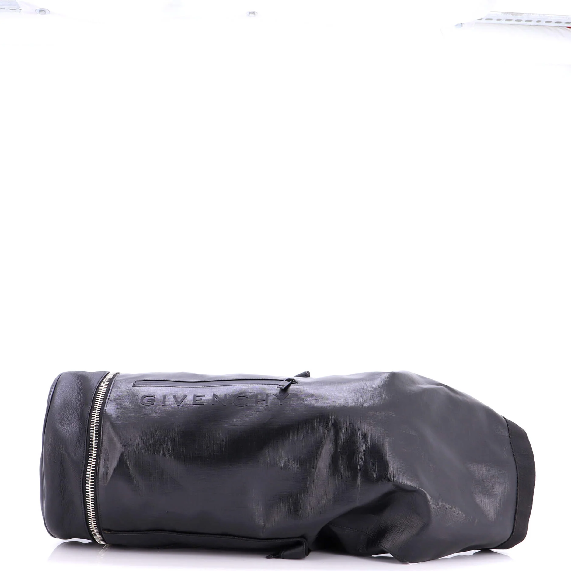 Jaw Bag Coated Canvas with Leather Large