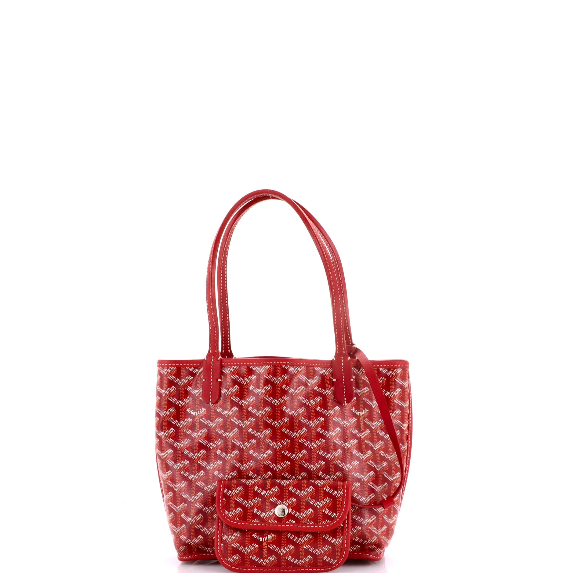 Anjou Reversible Tote Coated Canvas Mini - Image 2
