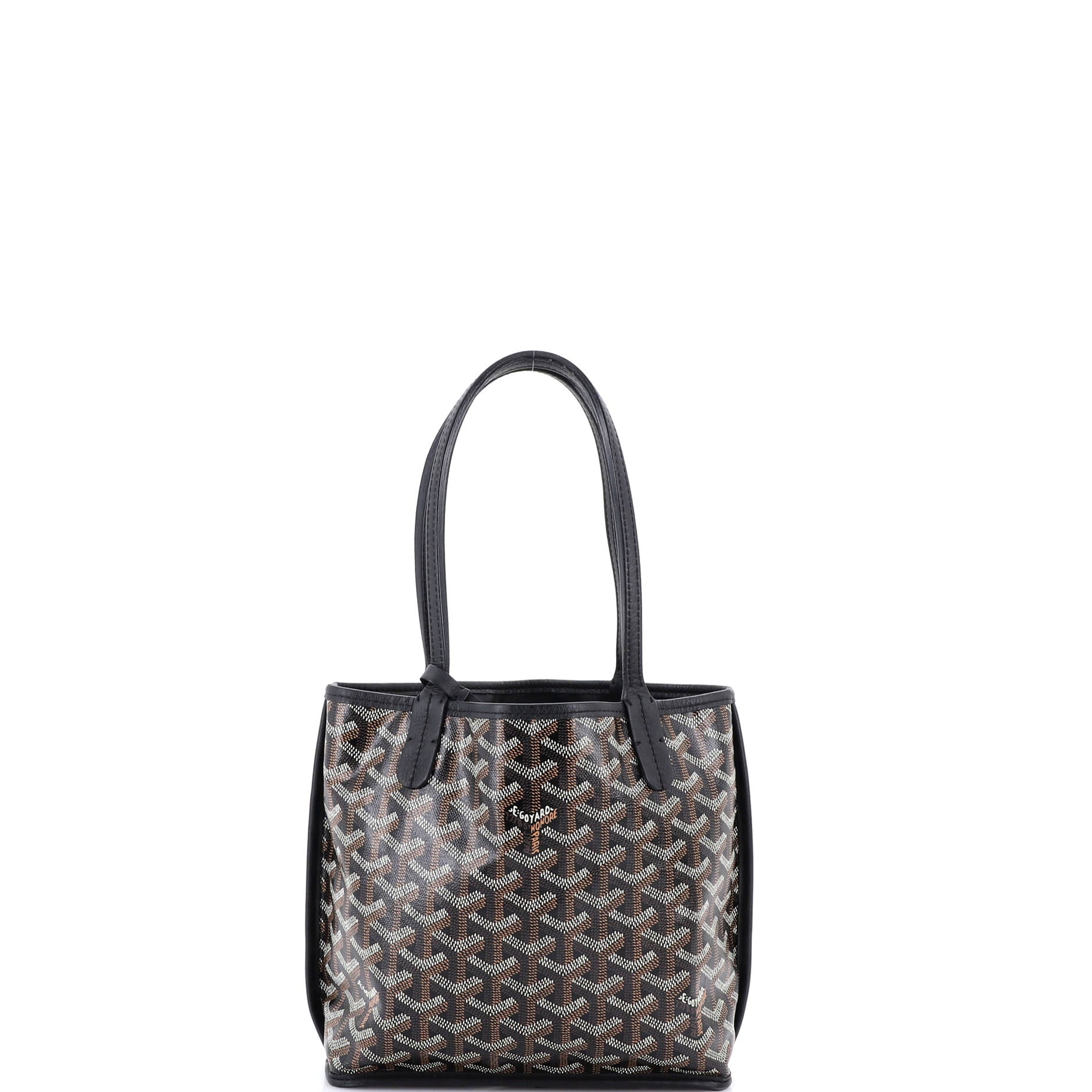 Anjou Reversible Tote Coated Canvas Mini