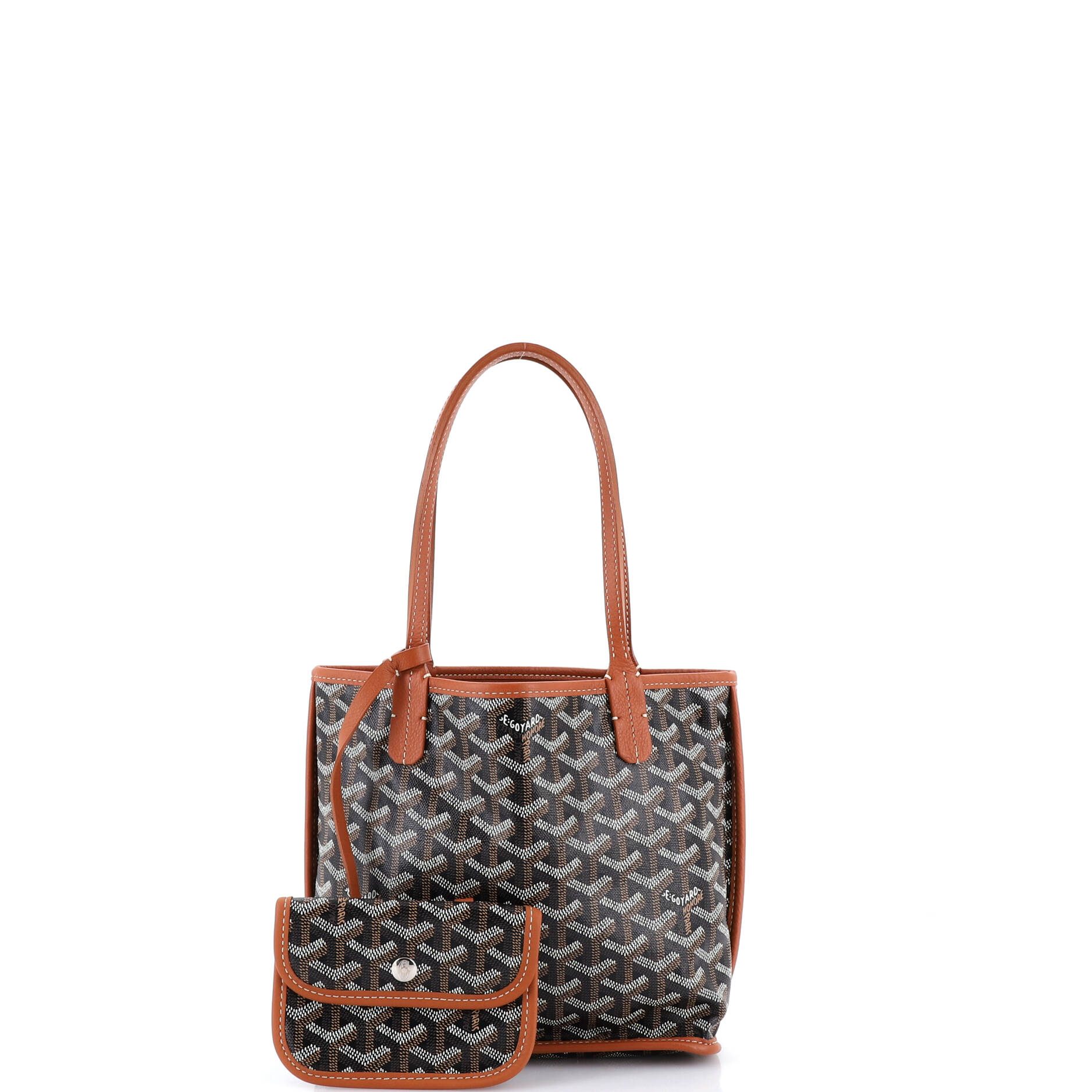 Anjou Reversible Tote Coated Canvas Mini - Image 2