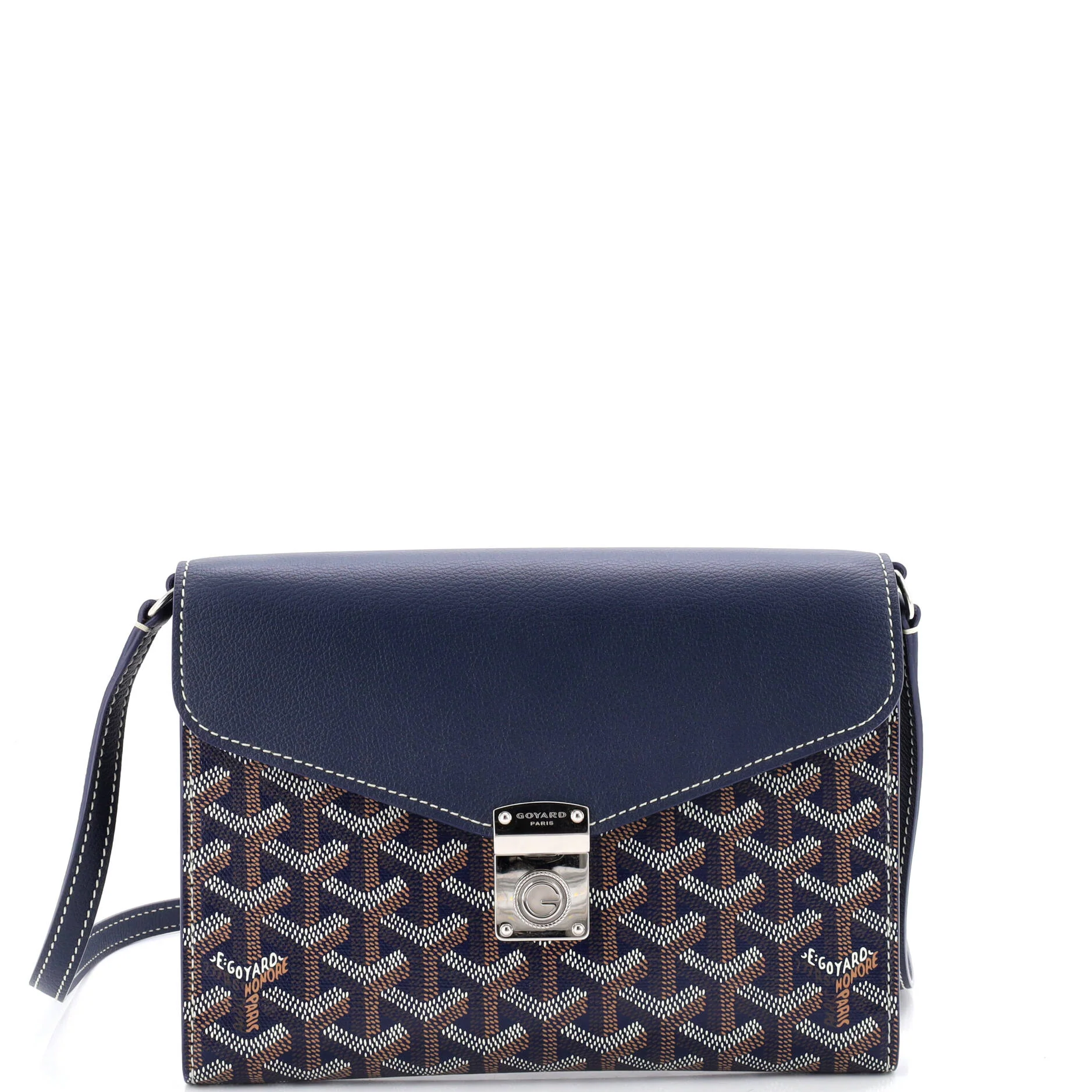 Chypre Wallet on Strap Coated Canvas with Leather