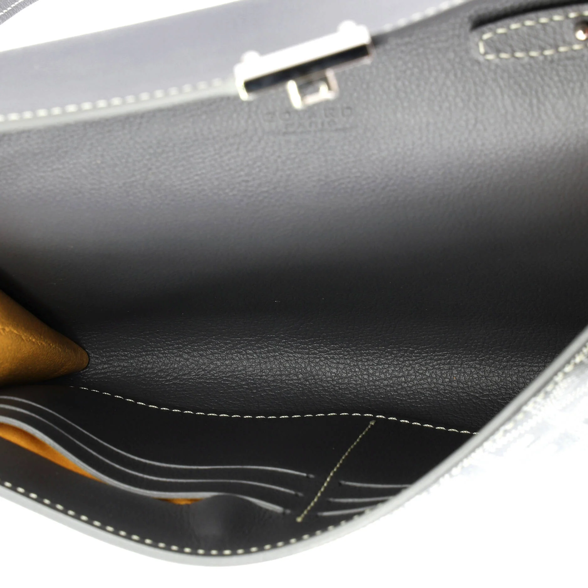 Chypre Wallet on Strap Coated Canvas with Leather - Image 5