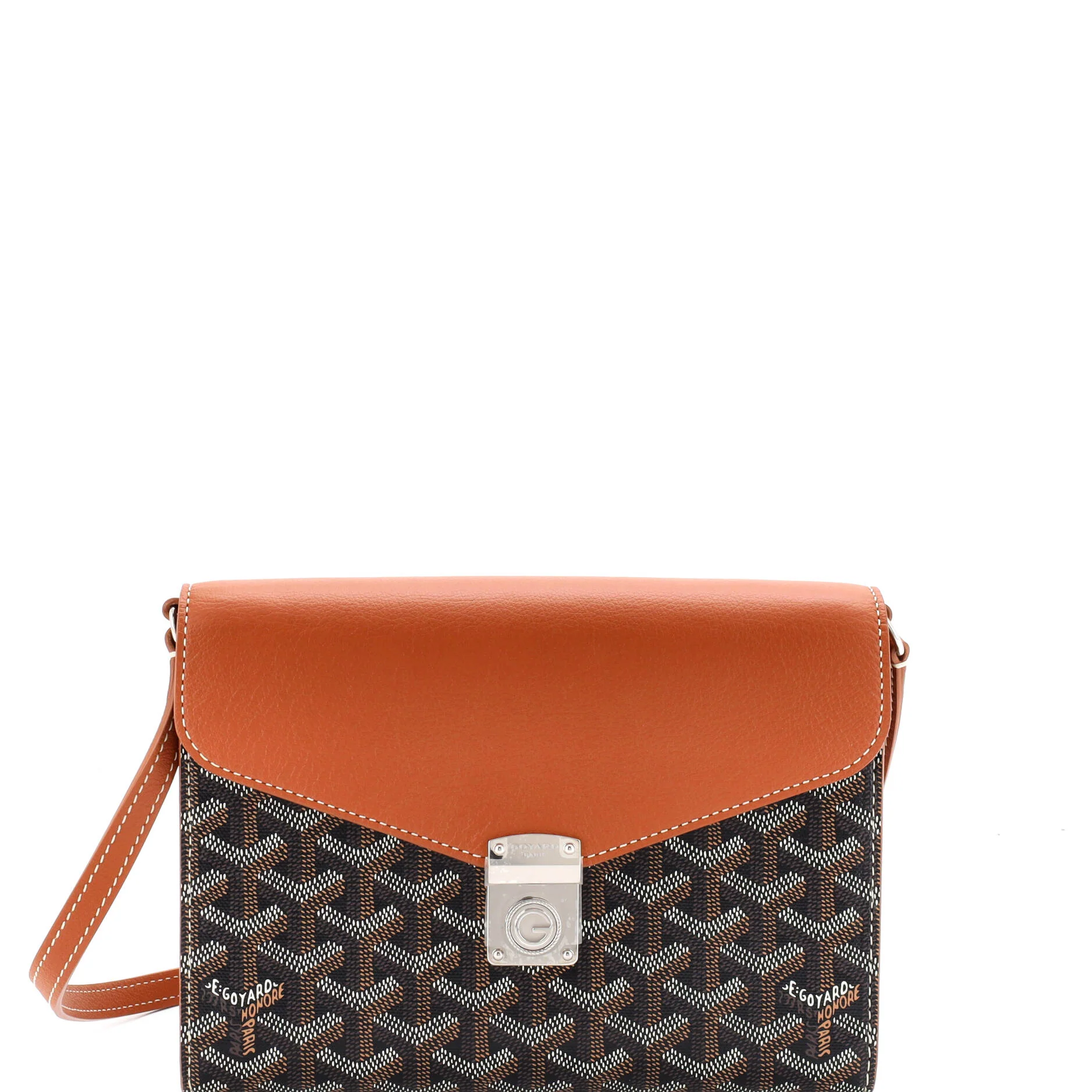 Chypre Wallet on Strap Coated Canvas with Leather