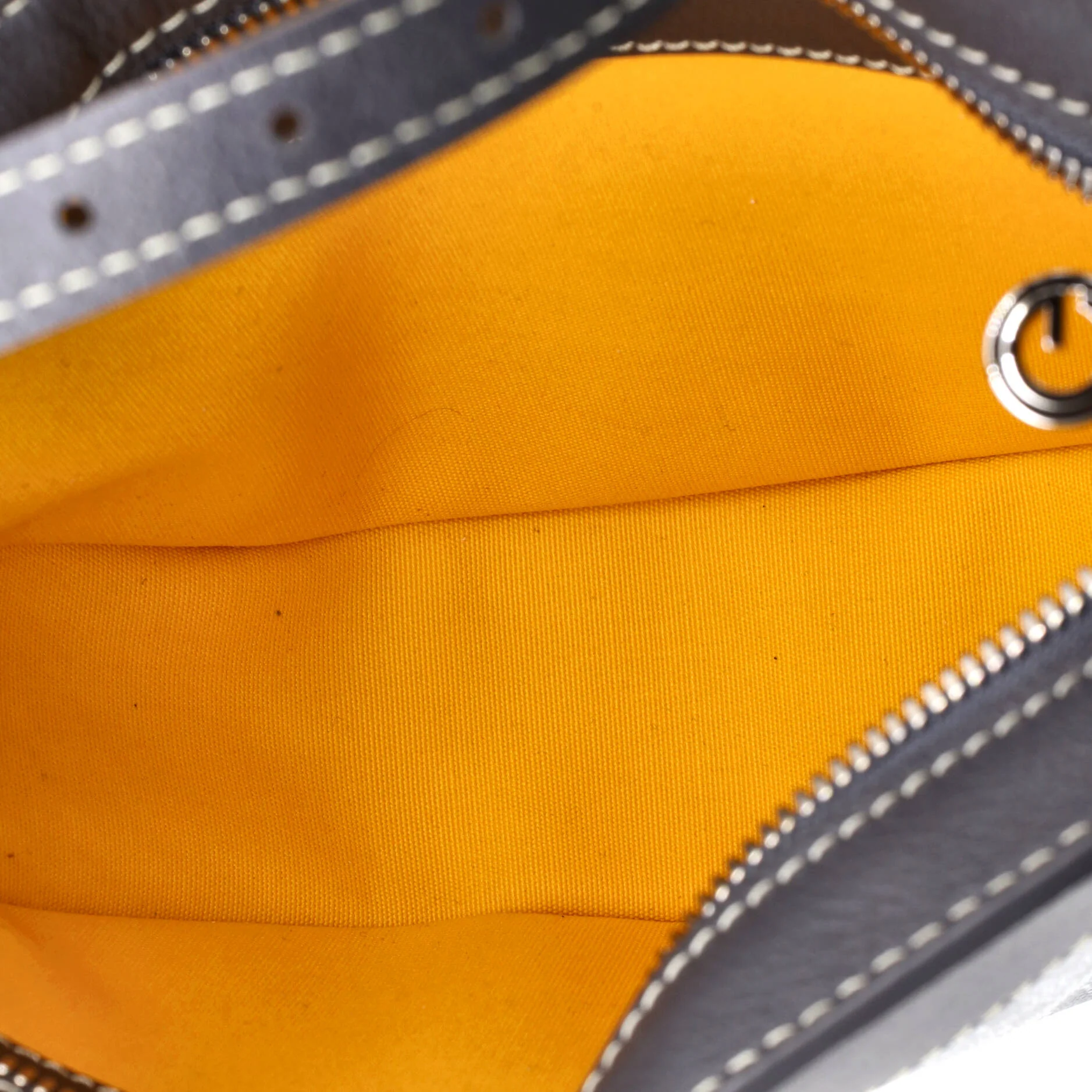 Hirondelle Shoulder Bag Coated Canvas and Leather - Image 5