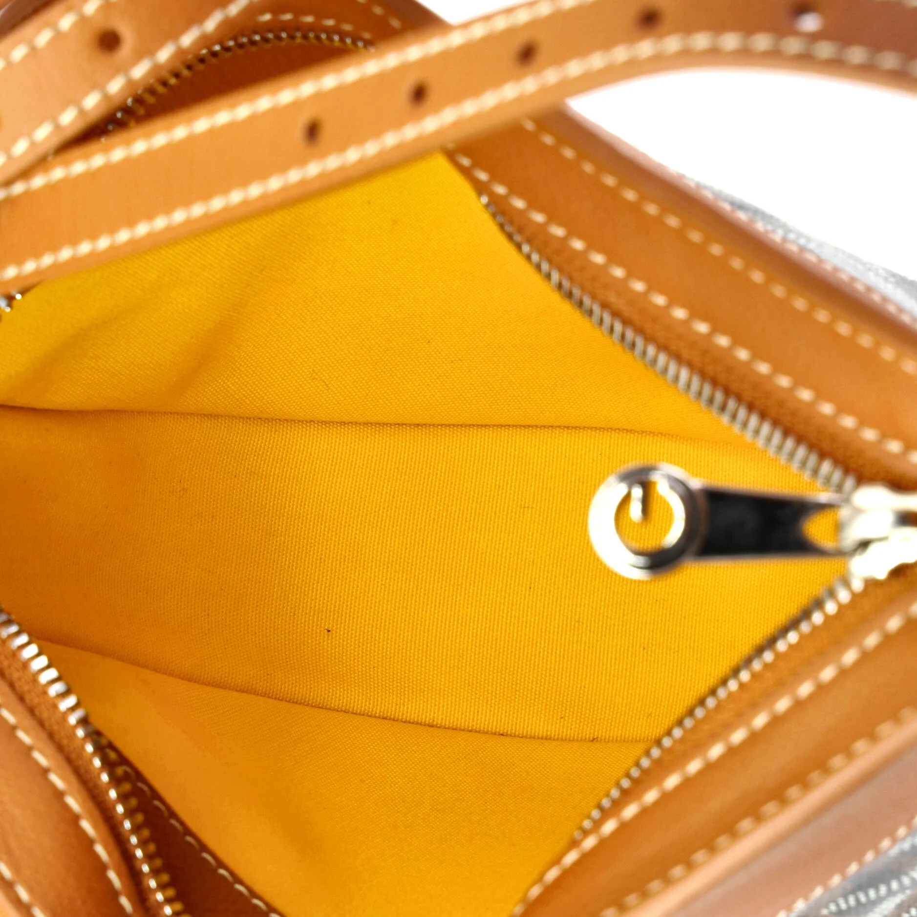 Hirondelle Shoulder Bag Coated Canvas and Leather - Image 5