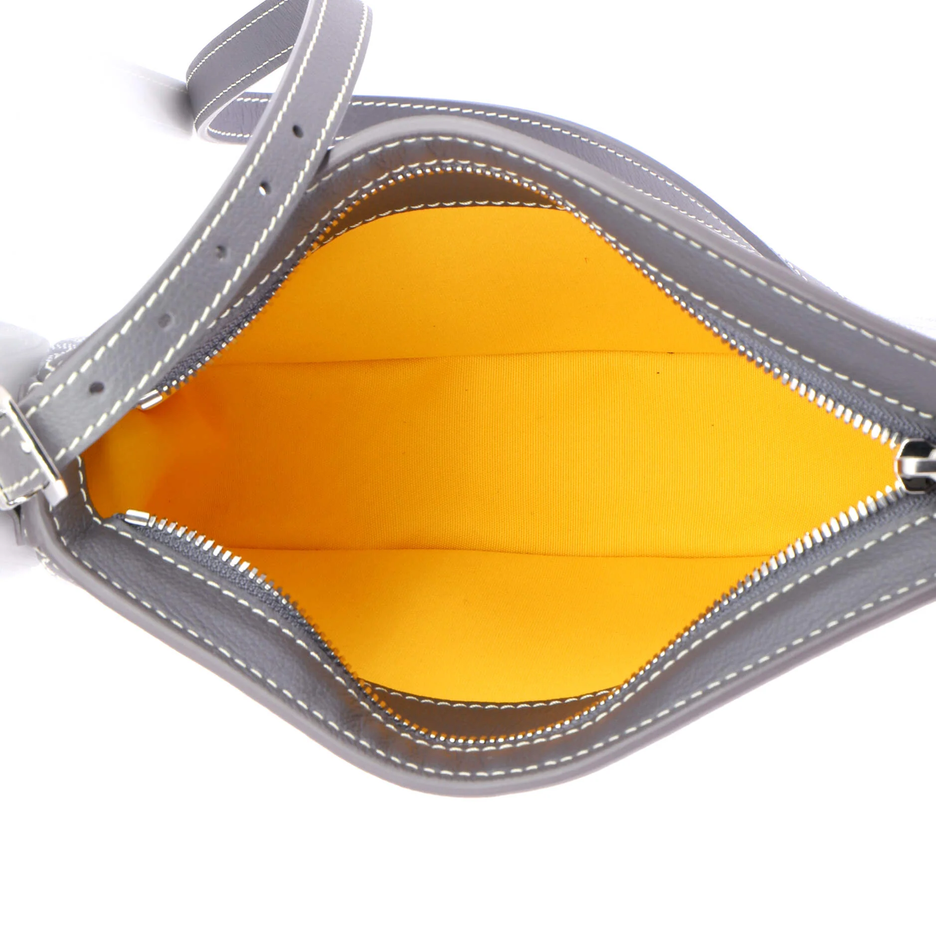 Hirondelle Shoulder Bag Coated Canvas and Leather - Image 5
