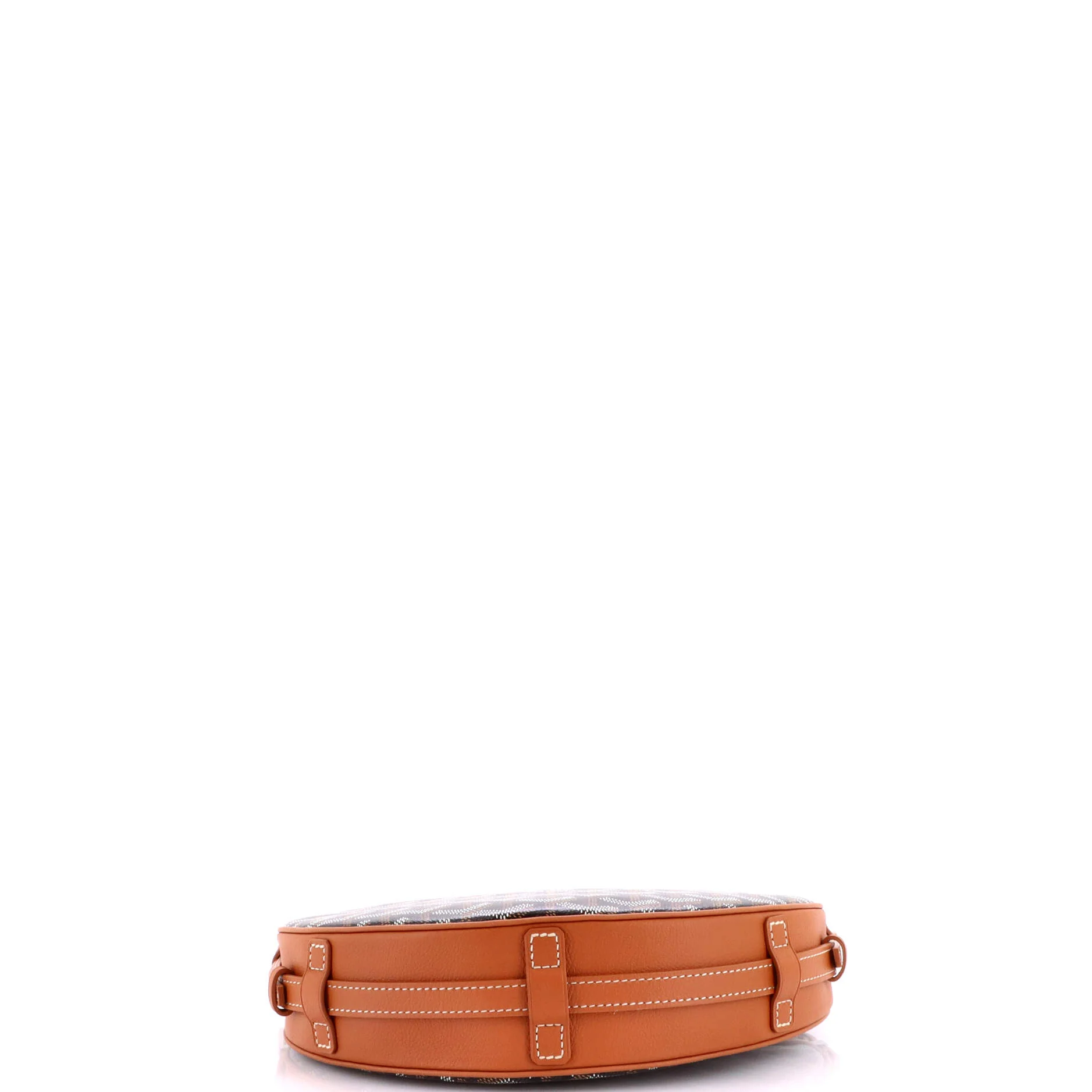 Hirondelle Shoulder Bag Coated Canvas and Leather - Image 4