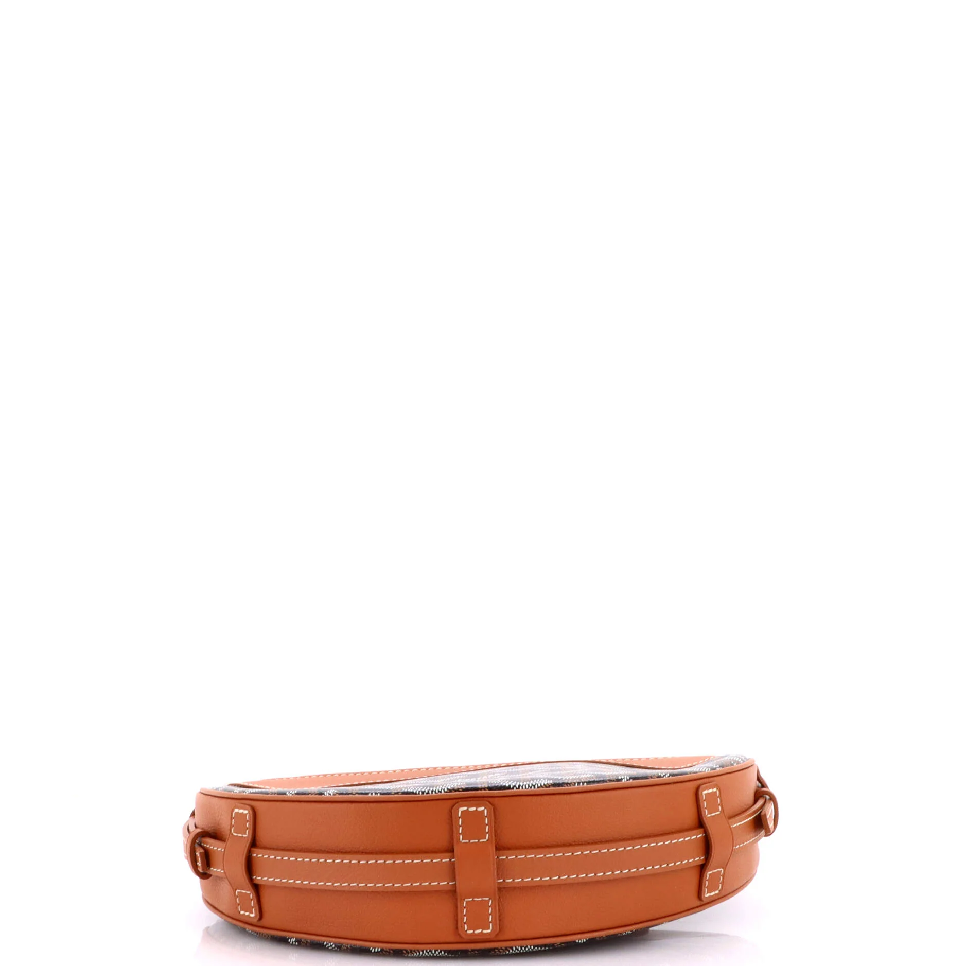 Hirondelle Shoulder Bag Coated Canvas and Leather - Image 4