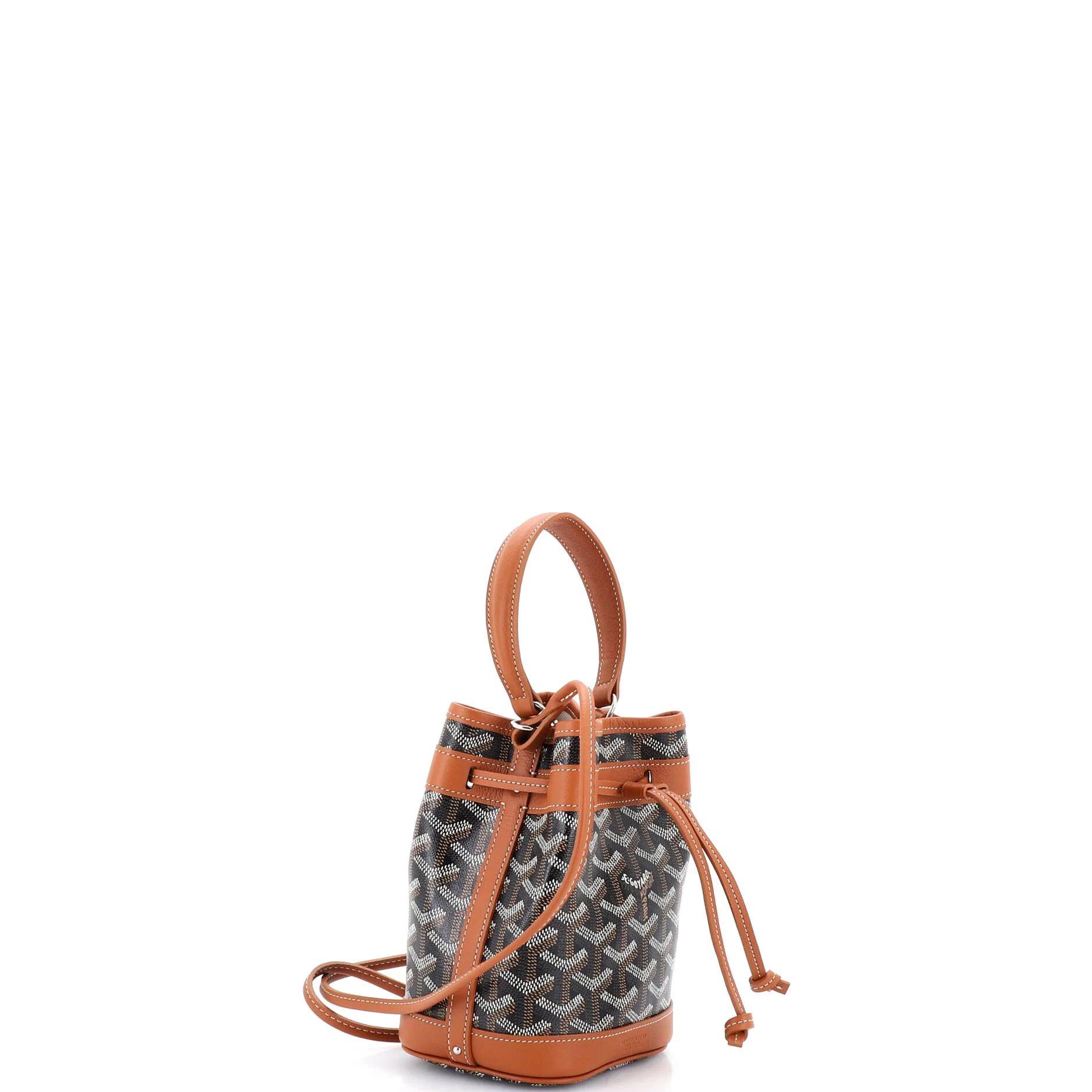 Petit Flot Bucket Bag Coated Canvas Mini - Image 2
