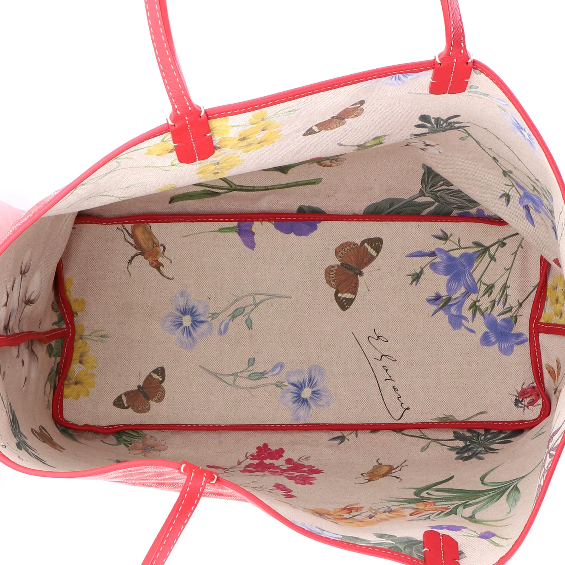Saint Louis Reversible Tote Coated Canvas and Printed Canvas PM - Image 6