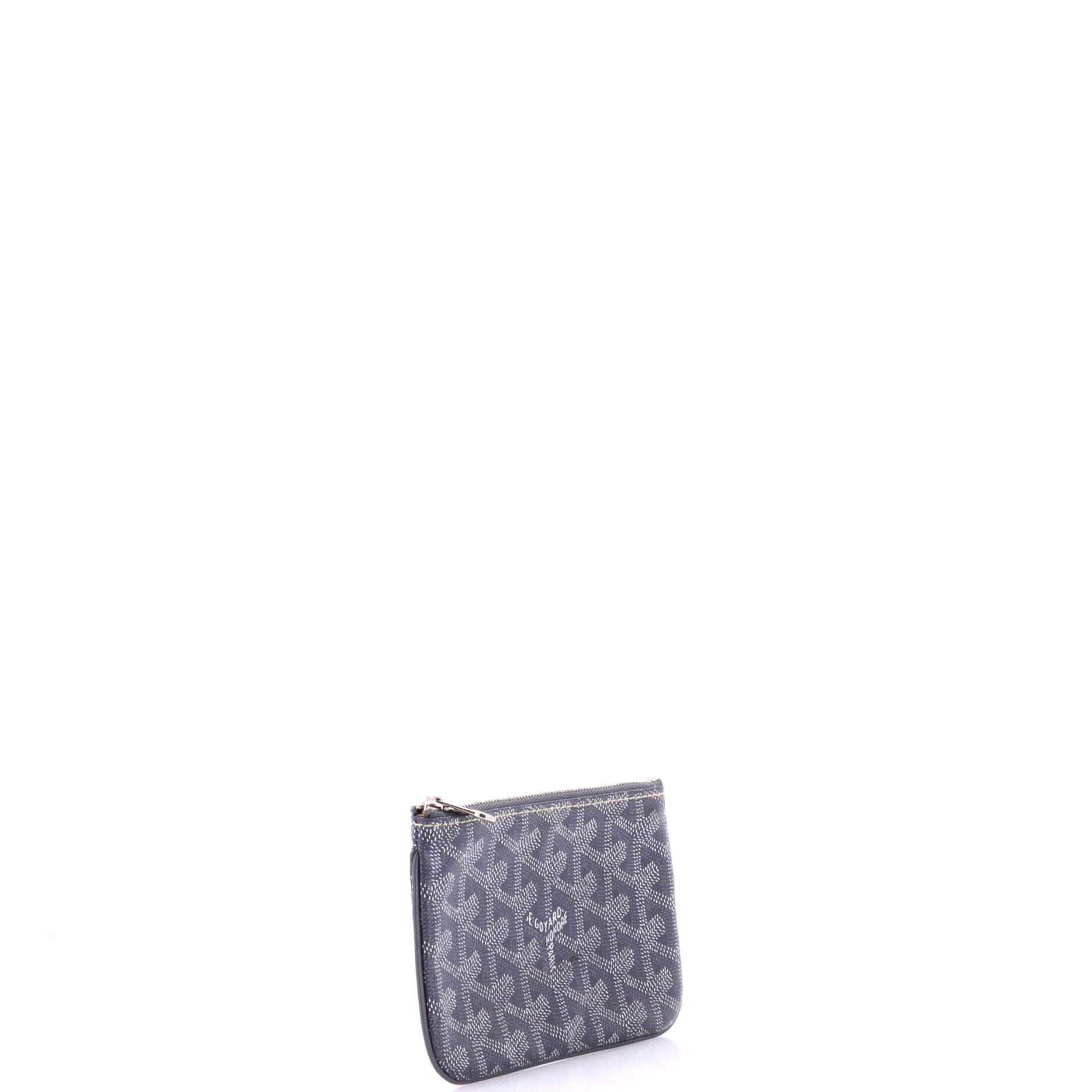 Senat Zip Pouch Coated Canvas Mini - Image 2