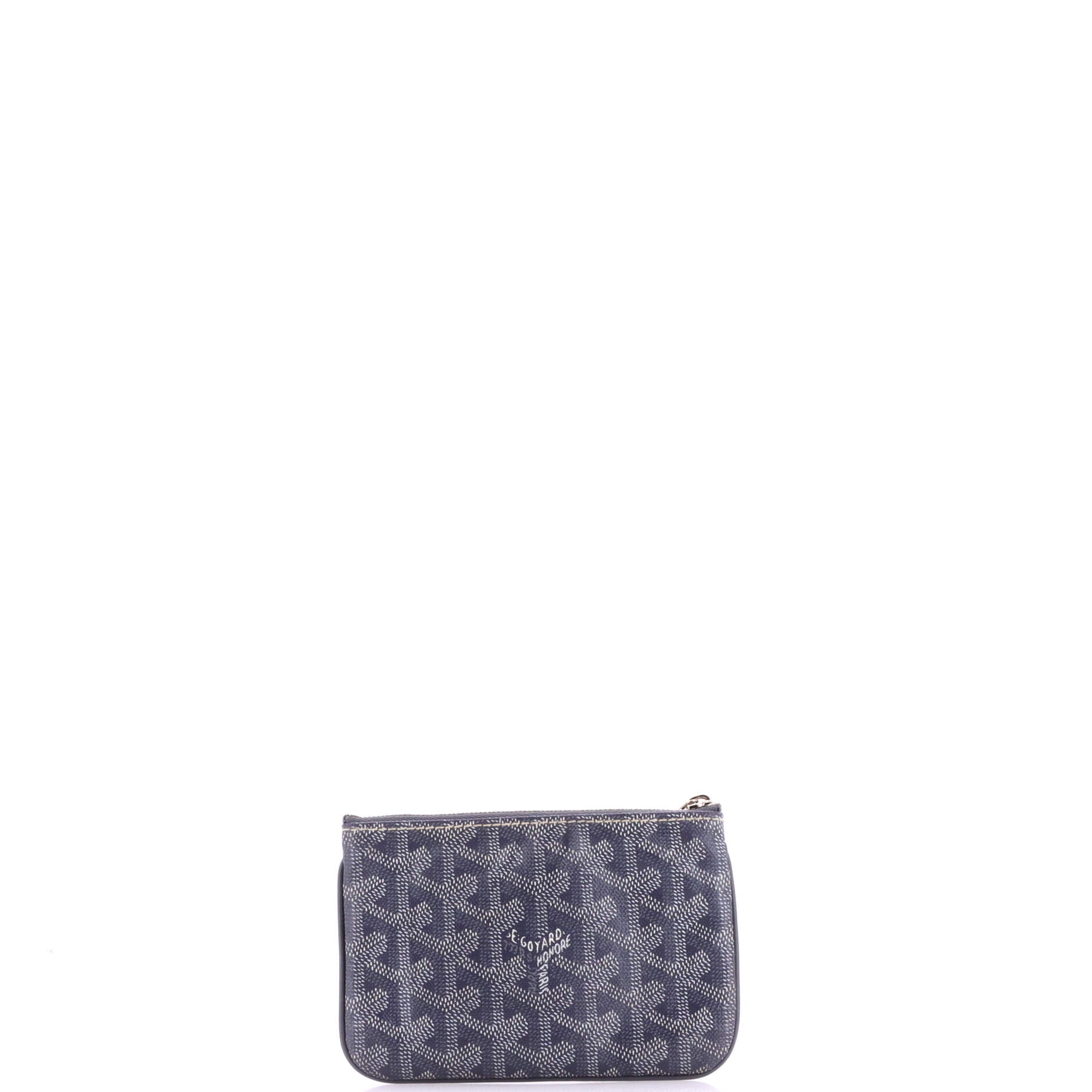 Senat Zip Pouch Coated Canvas Mini - Image 3