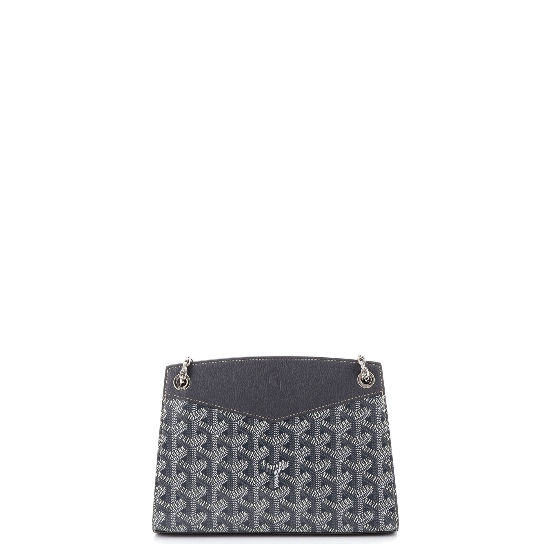 Structured Rouette Chain Shoulder Bag Coated Canvas Mini - Image 3
