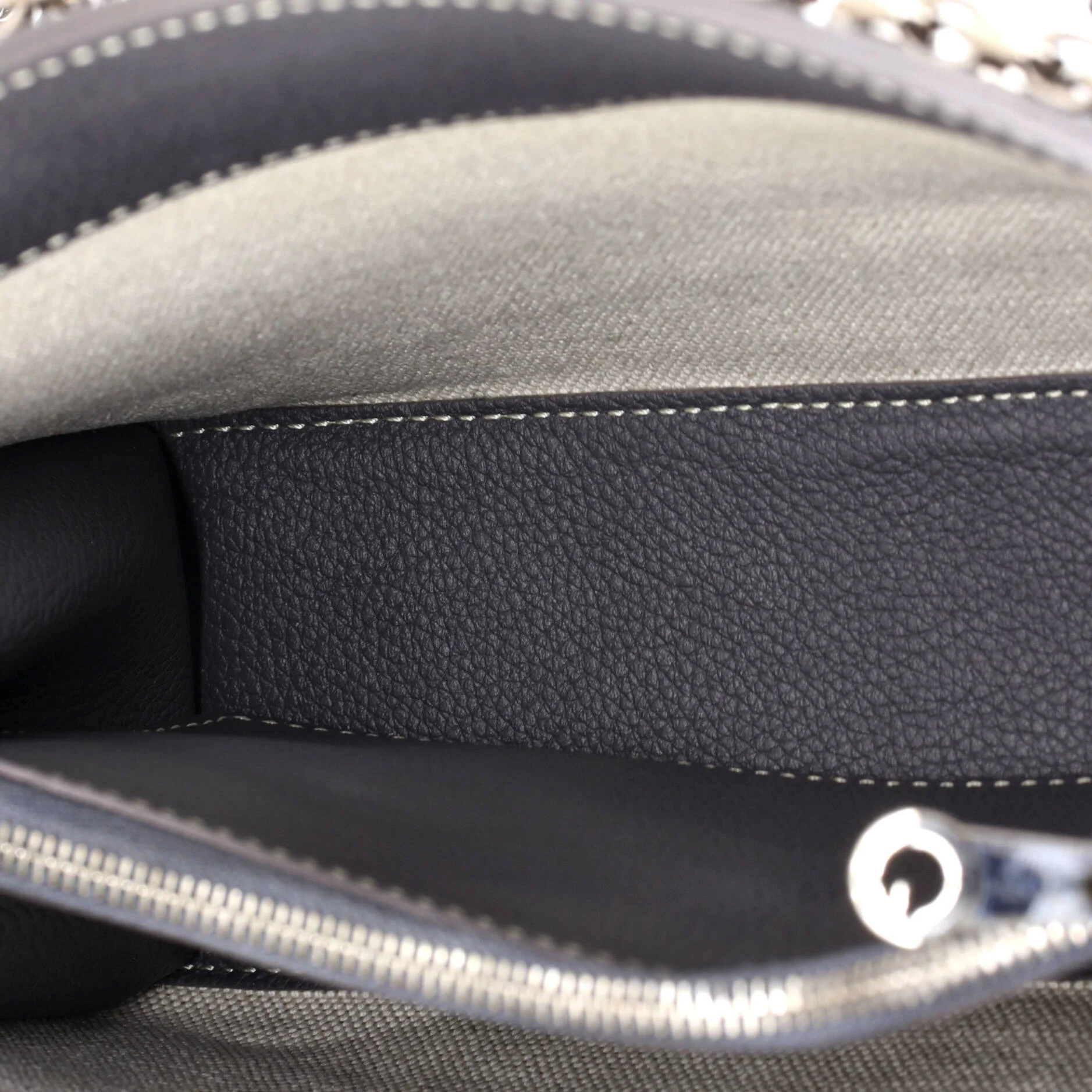 Structured Rouette Chain Shoulder Bag Coated Canvas Mini - Image 5