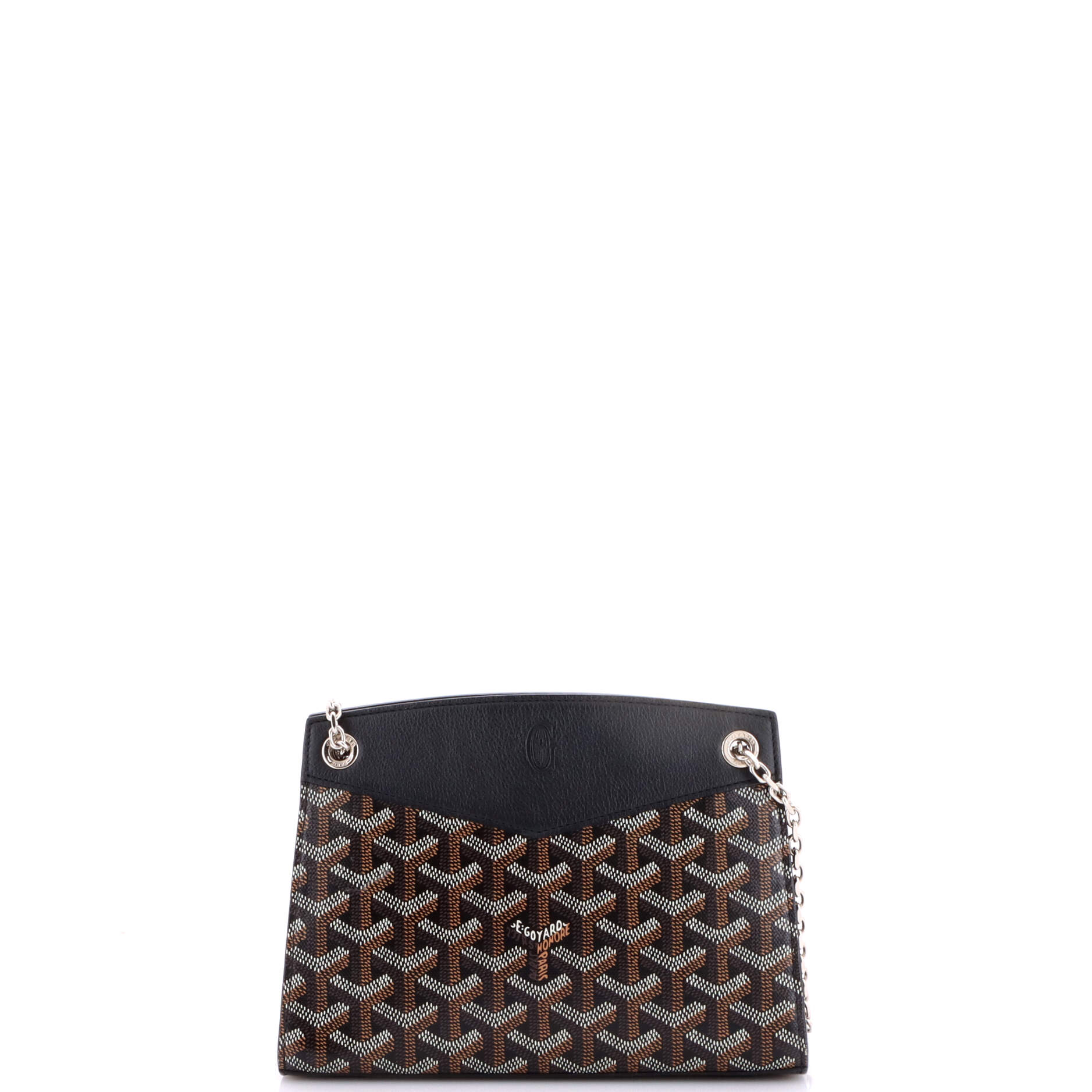 Structured Rouette Chain Shoulder Bag Coated Canvas Mini - Image 3