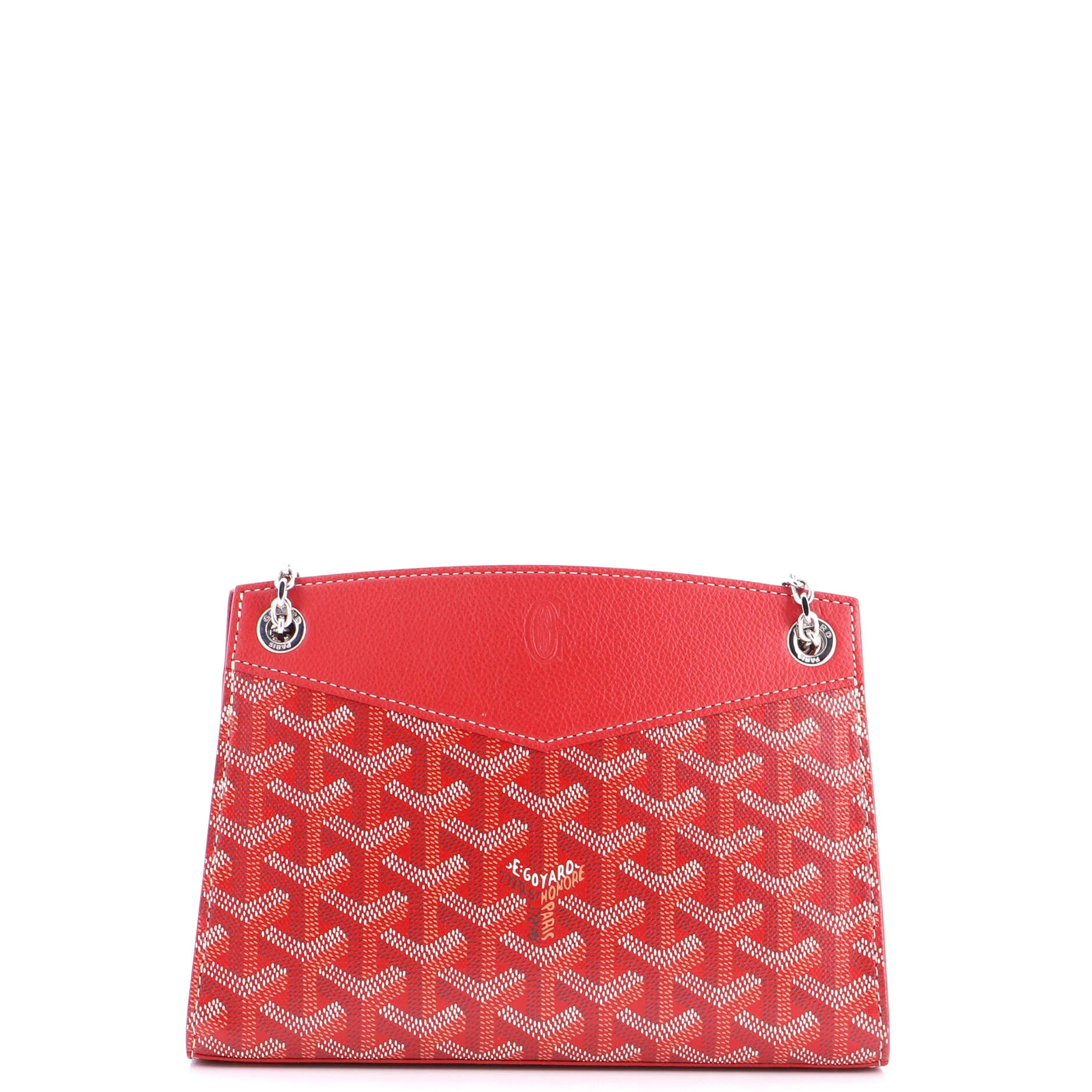 Structured Rouette Chain Shoulder Bag Coated Canvas Mini - Image 3