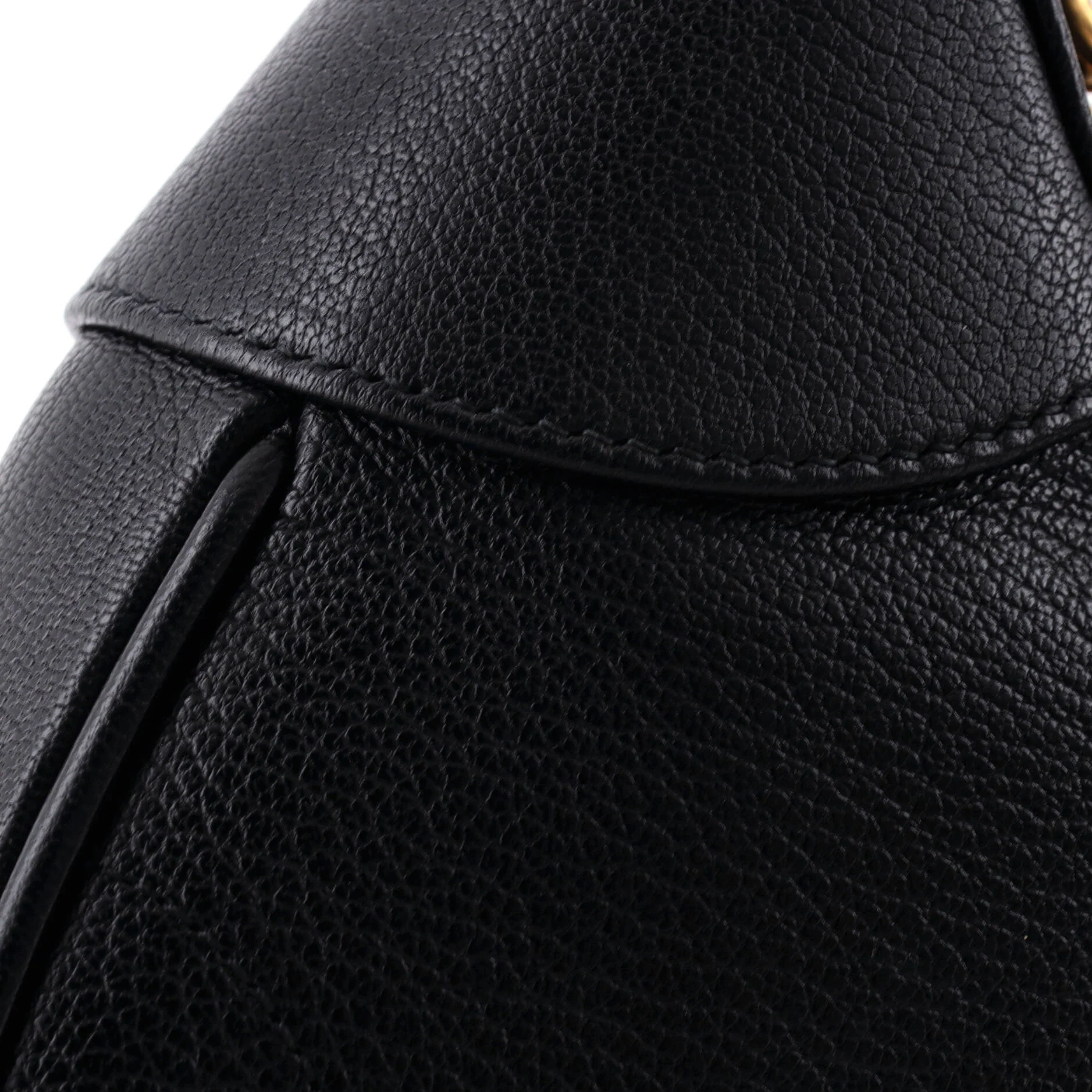 Aphrodite Zip Shoulder Bag Leather Small - Image 6