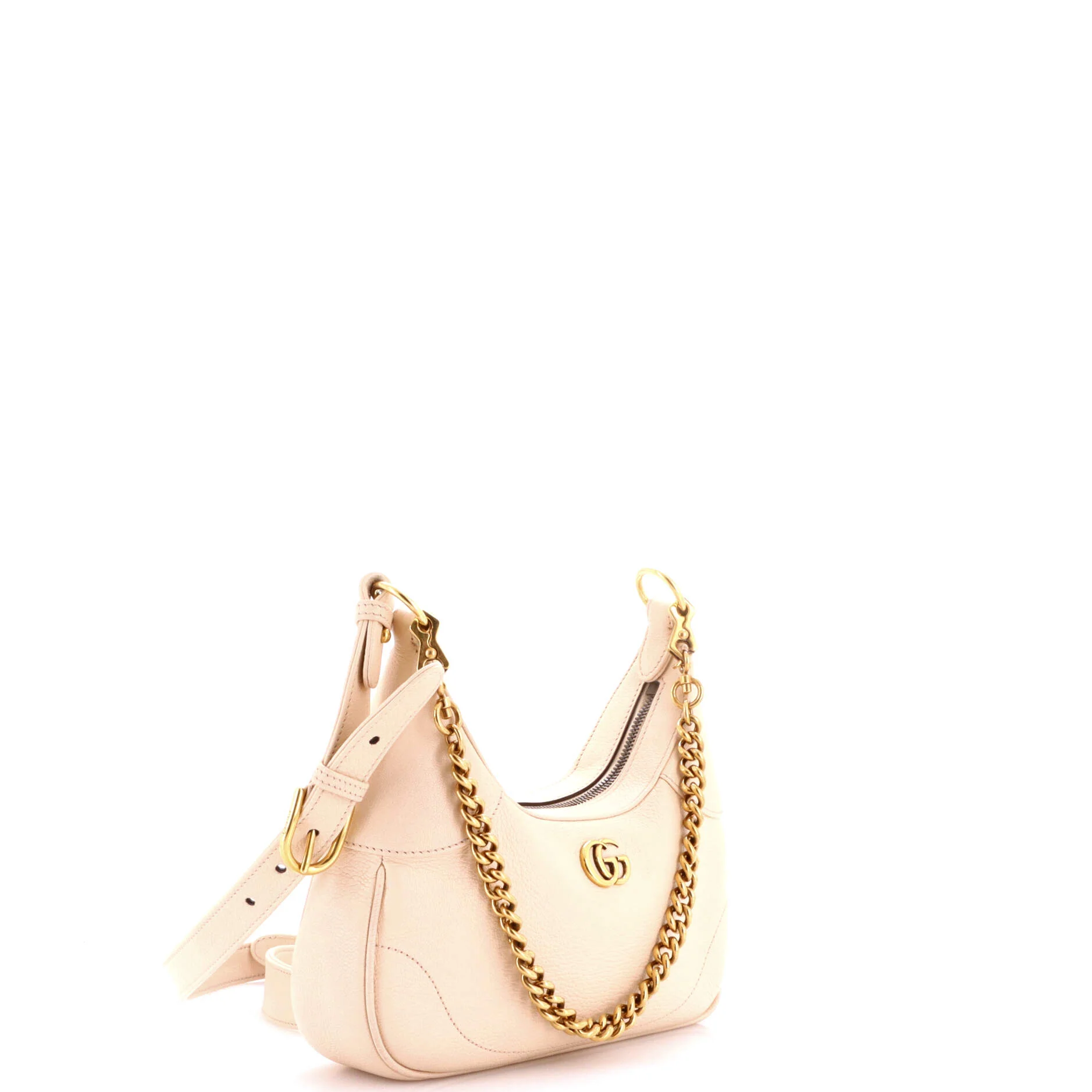 Aphrodite Zip Shoulder Bag Leather Small - Image 2