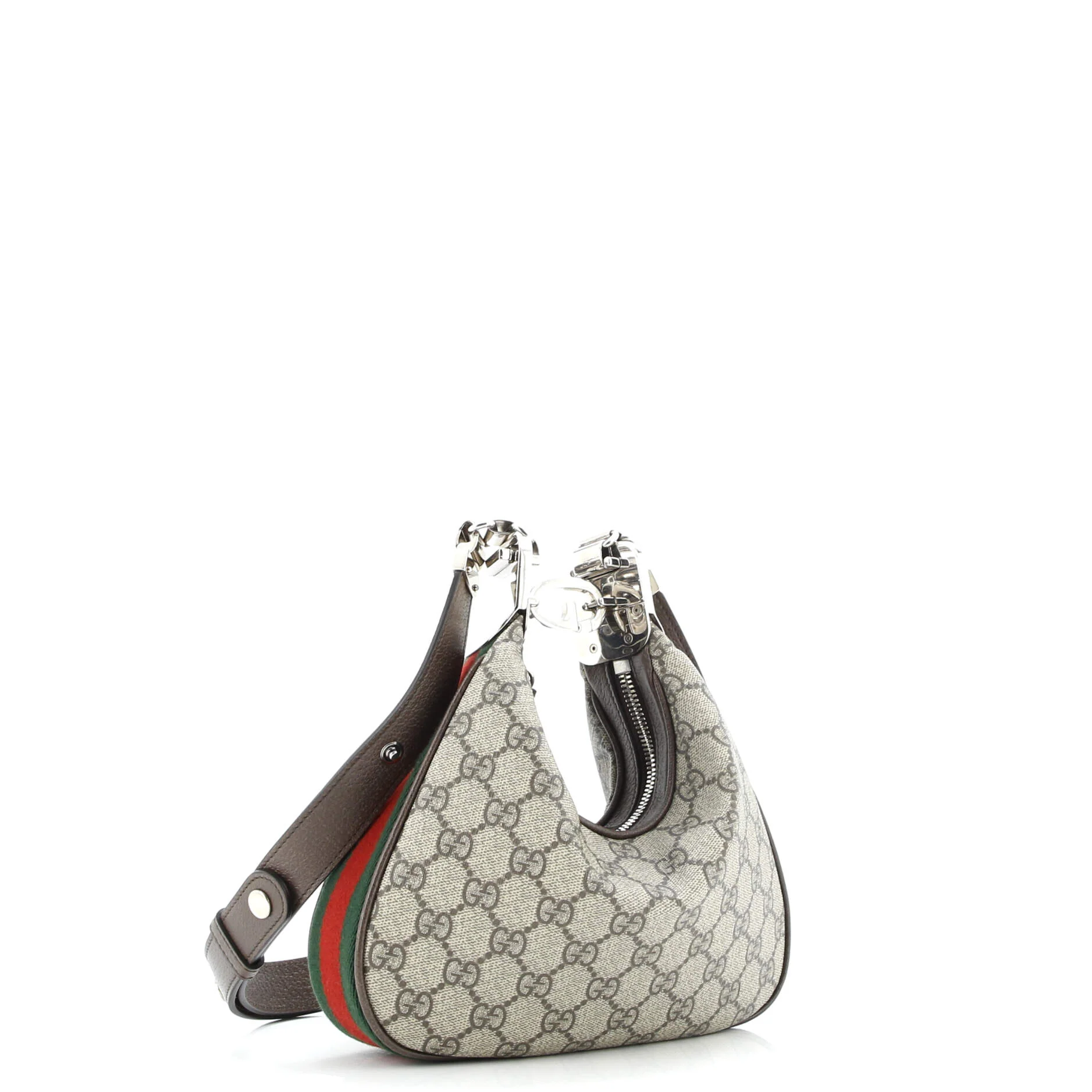 Attache Shoulder Bag GG Coated Canvas Small - Image 3
