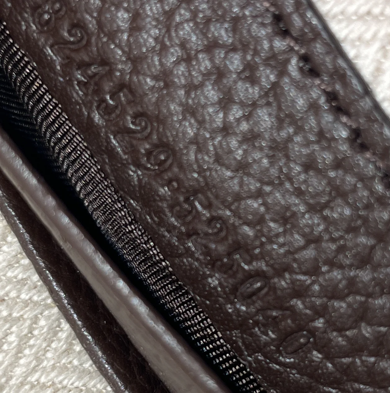 B Crossbody Bag Leather Small - Image 6