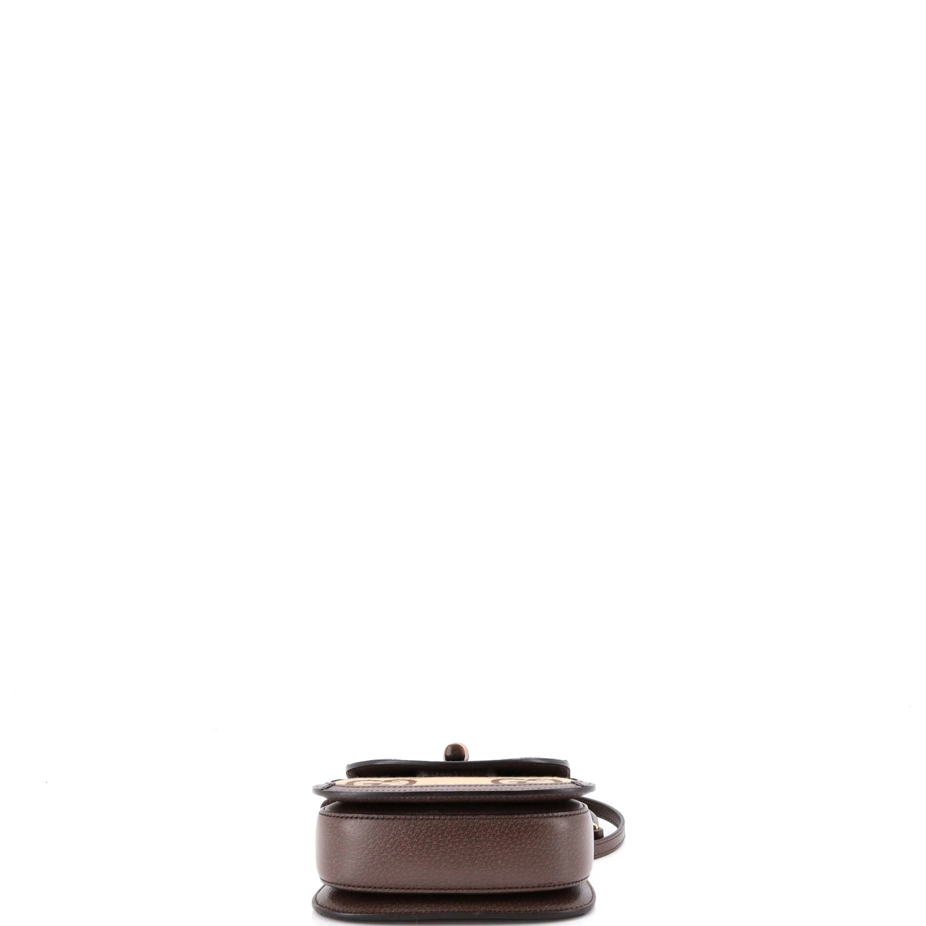 Bamboo 1947 Top Handle Bag Jumbo GG Canvas Mini - Image 4