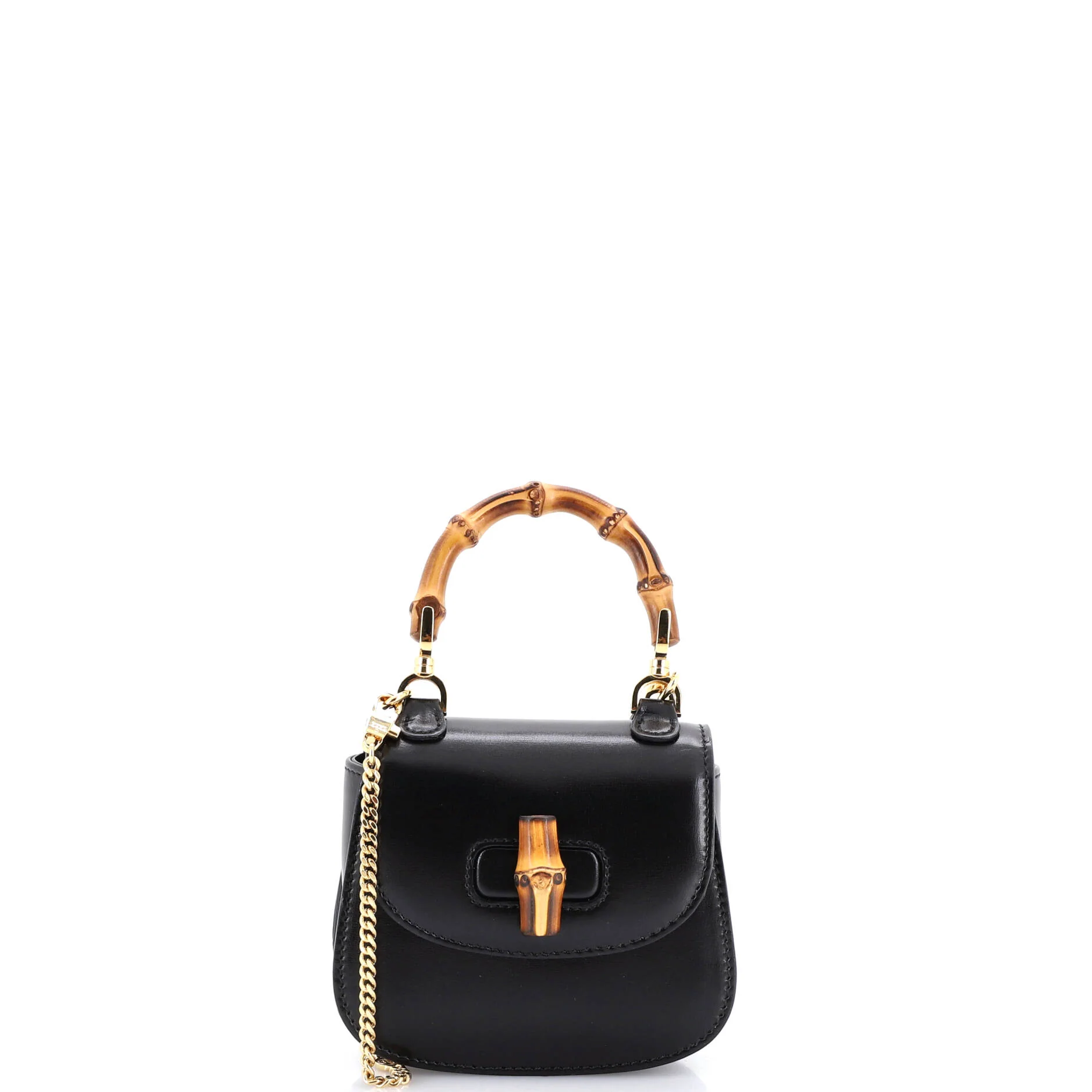 Bamboo 1947 Top Handle Bag Leather Super Mini