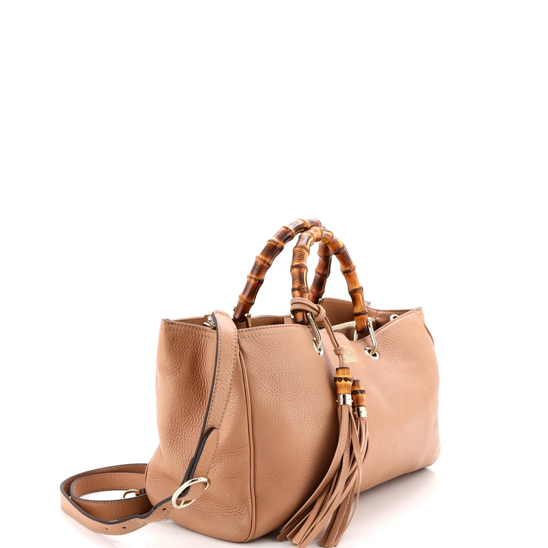 Bamboo Shopper Tote Leather Medium - Image 2