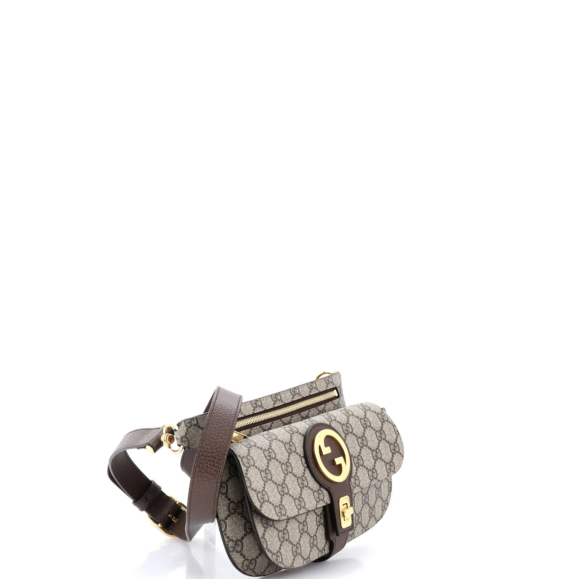 Blondie Flap Pocket Belt Bag GG Coated Canvas - Image 2