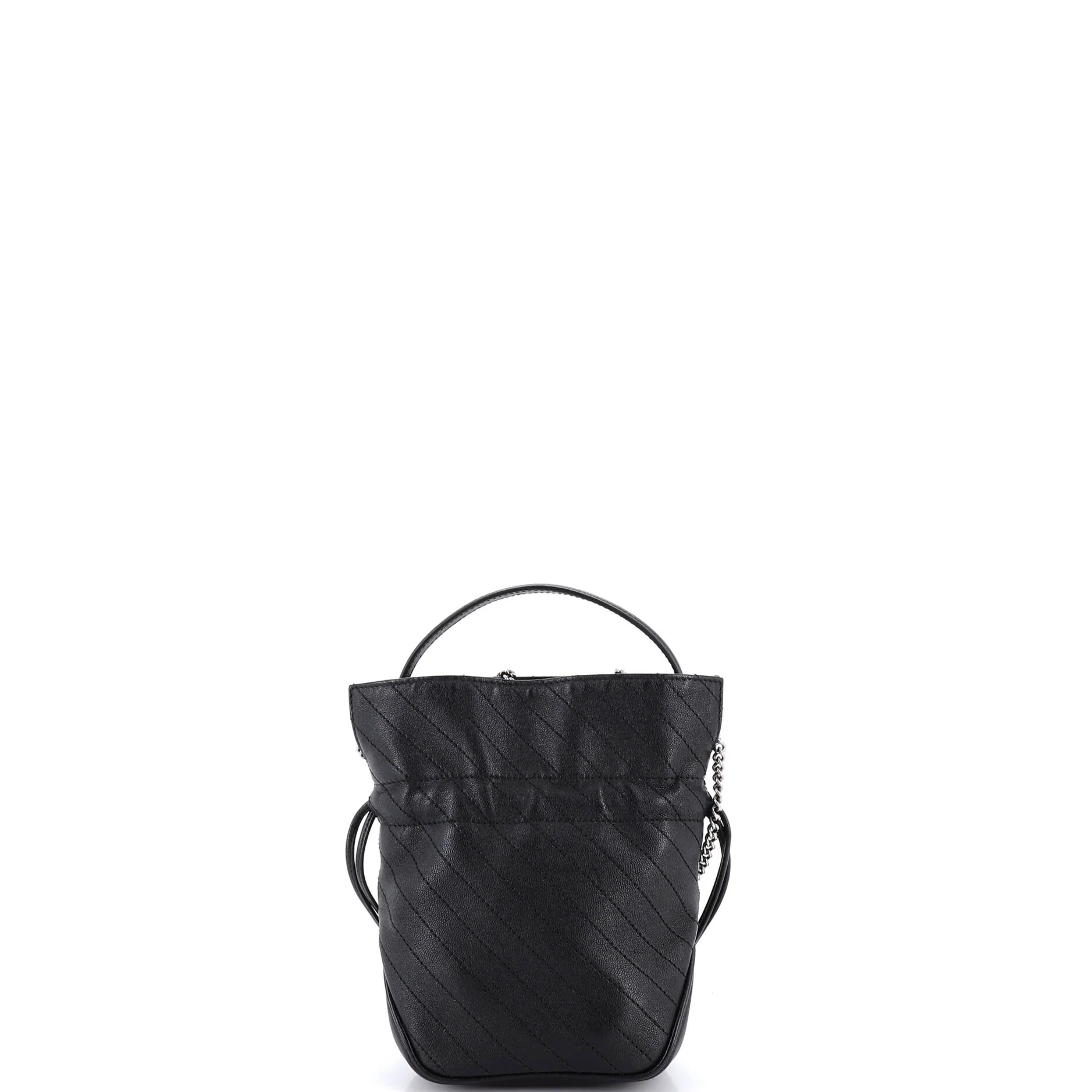 Blondie NM Bucket Bag Diagonal Quilted Leather Mini - Image 3