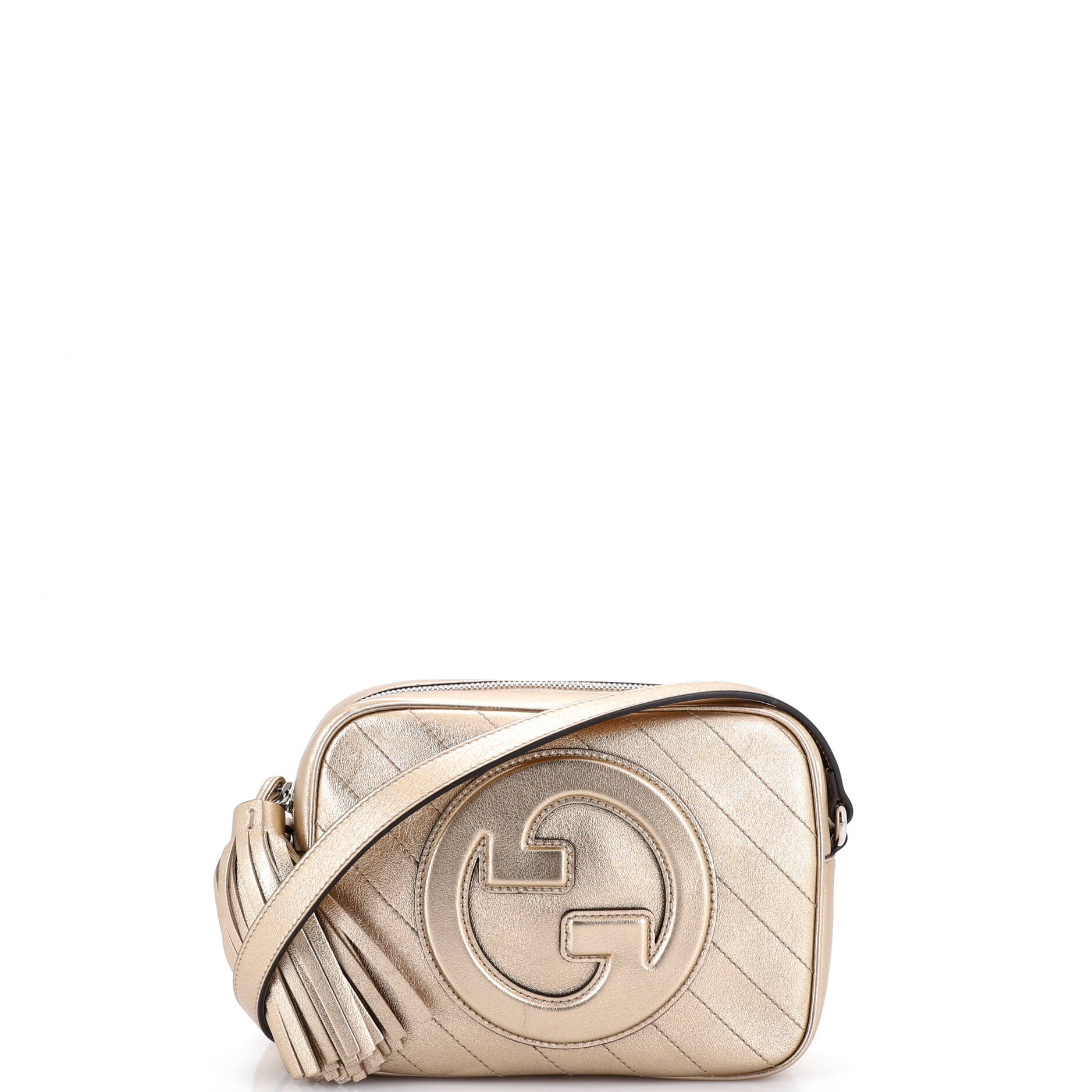 Blondie NM Camera Shoulder Bag Diagonal Quilted Leather Small
