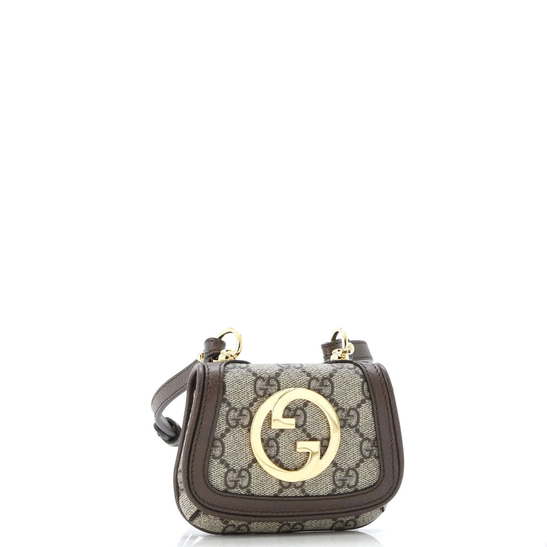 Blondie NM Card Case Wallet with Strap GG Coated Canvas - Image 2