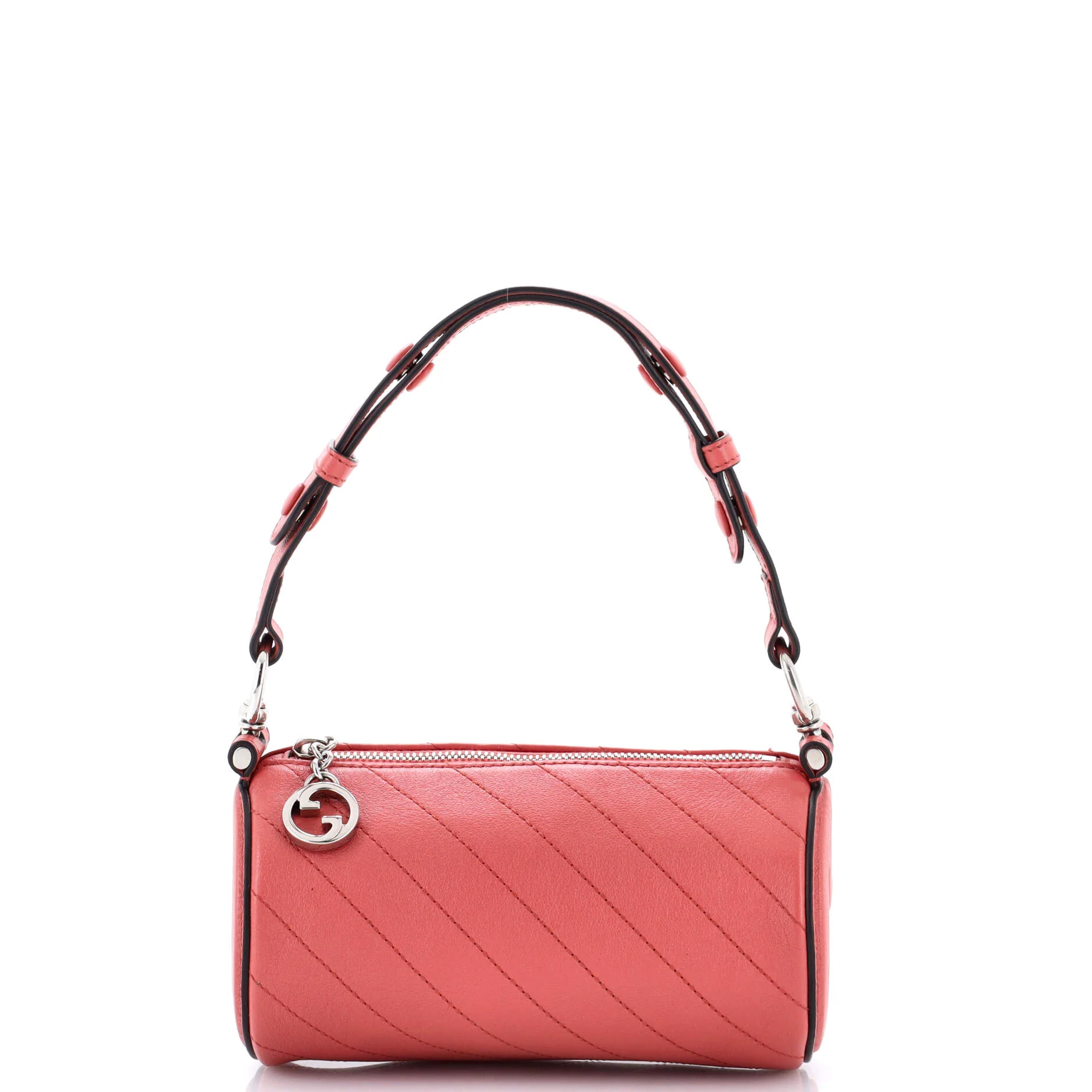Blondie Shoulder Bag Diagonal Quilted Leather Mini