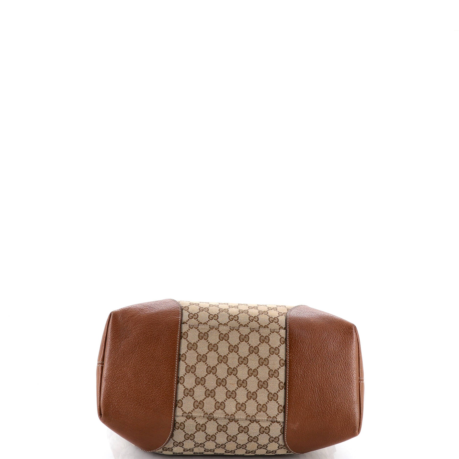 Bree Convertible Top Handle Bag GG Canvas with Leather Large - Image 4