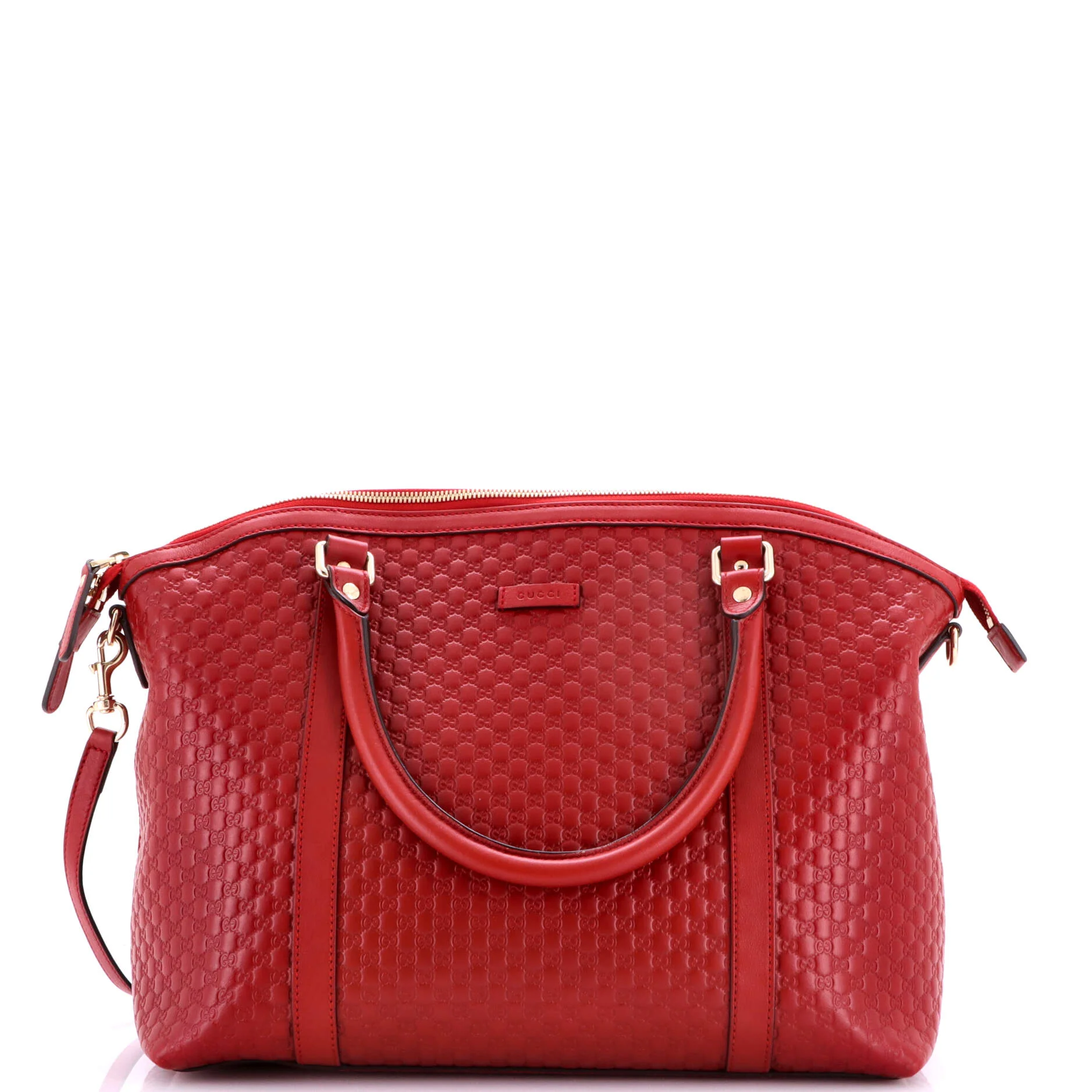 Britt Convertible Dome Satchel Microguccissima Leather Medium