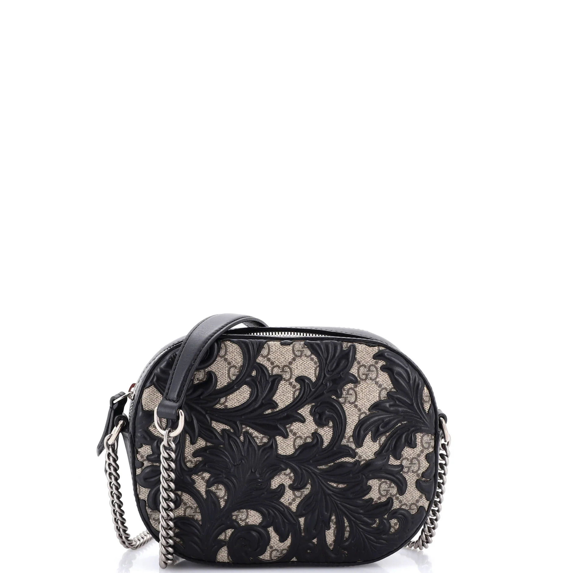 Chain Crossbody Bag Arabesque GG Coated Canvas with Leather Mini