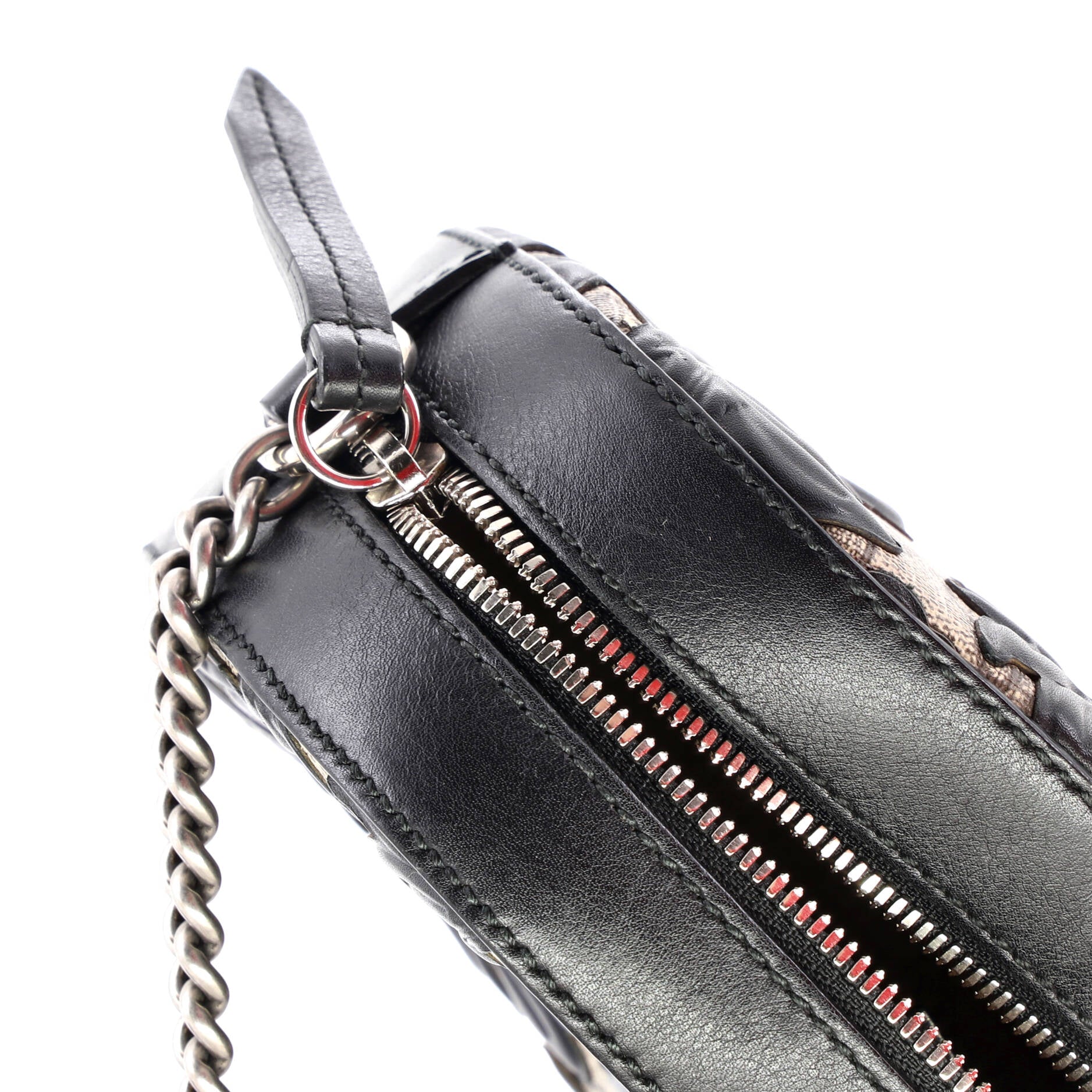 Chain Crossbody Bag Arabesque GG Coated Canvas with Leather Mini - Image 6