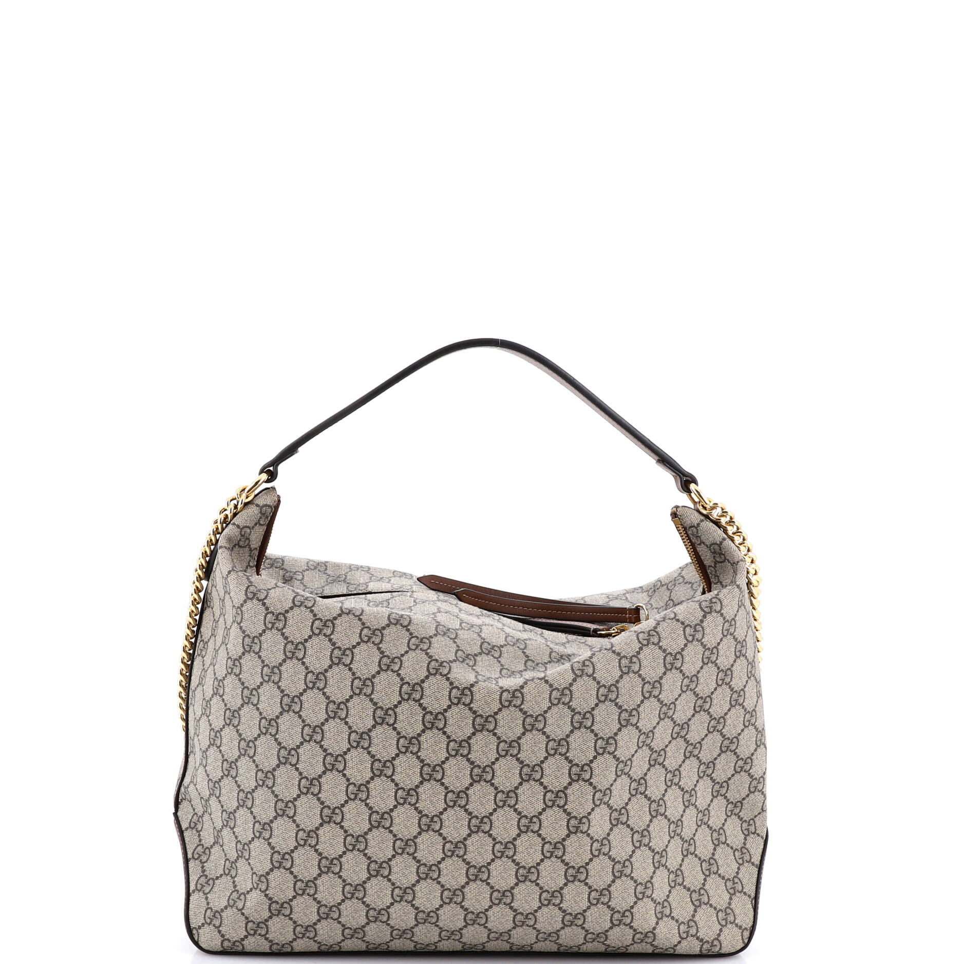 Chain Hobo GG Coated Canvas Large - Image 3