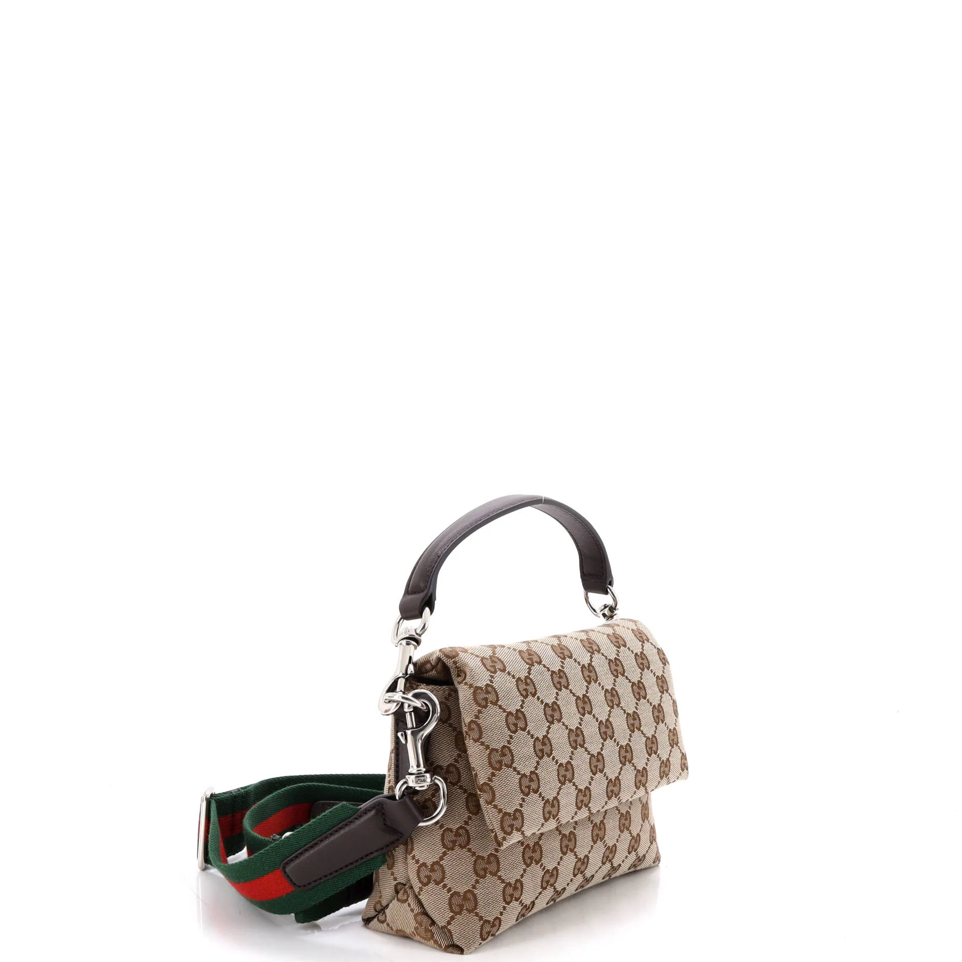 Convertible Flap Crossbody Bag GG Canvas Small - Image 2