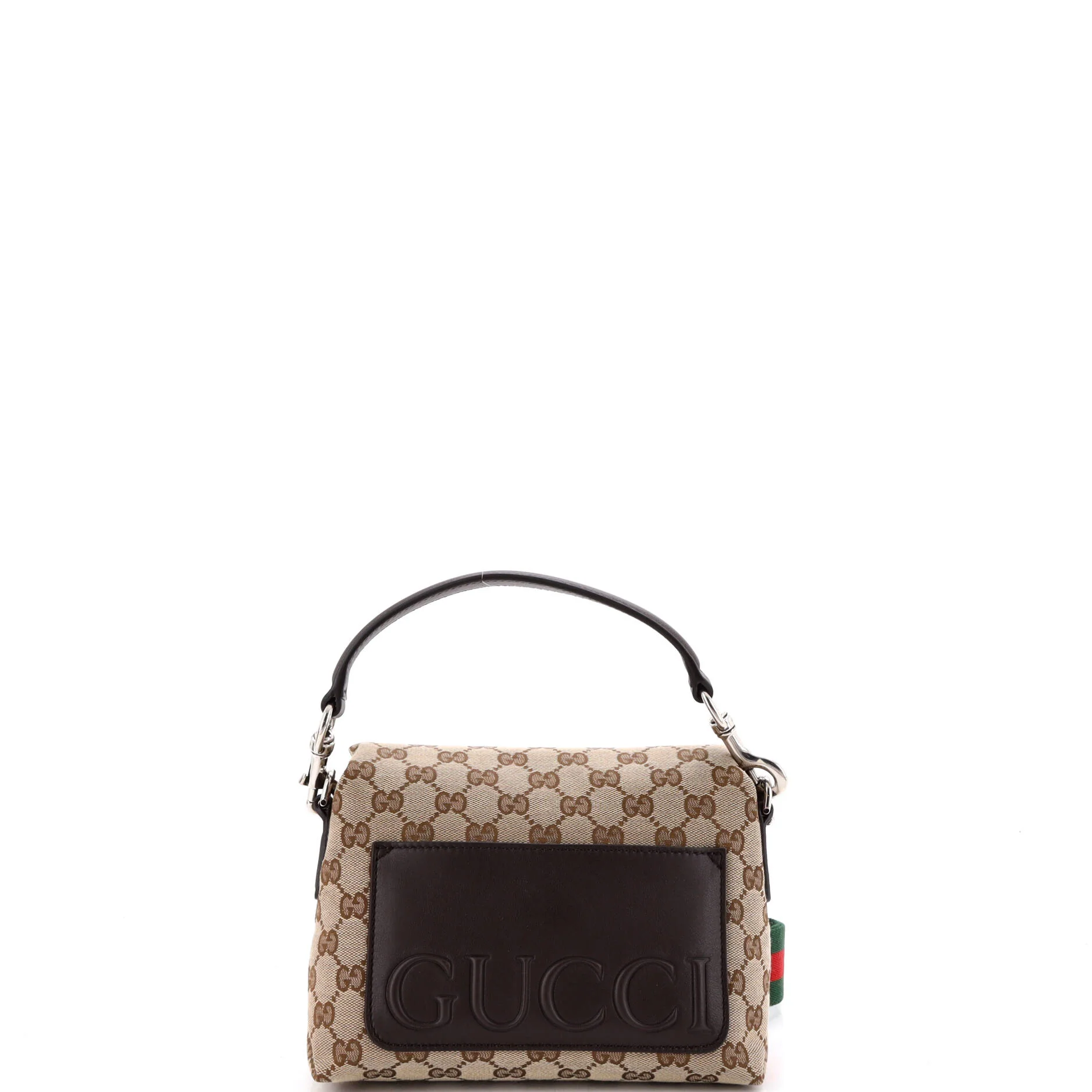 Convertible Flap Crossbody Bag GG Canvas Small - Image 3