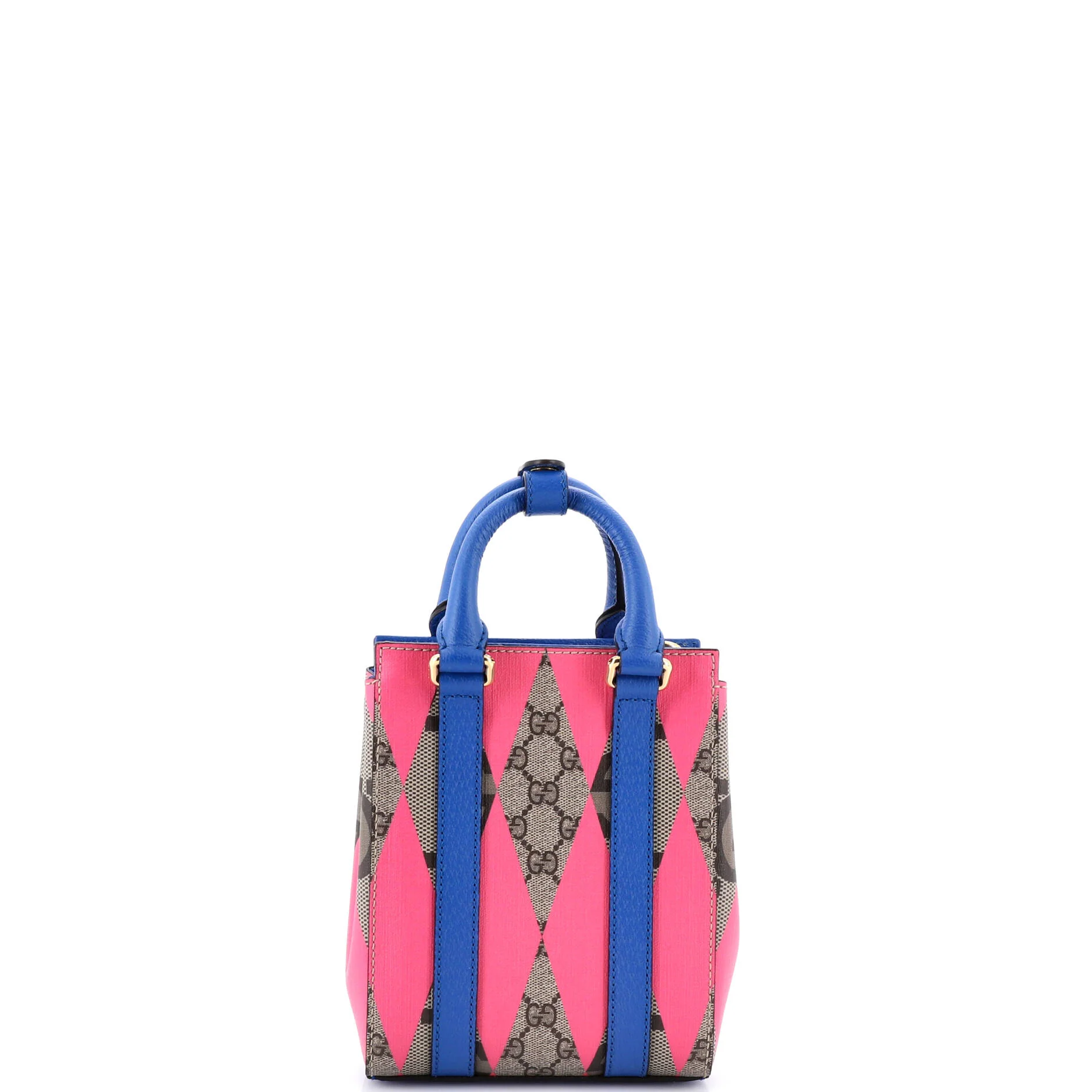 Convertible Open Tote Rhombus GG Coated Canvas with Leather Mini - Image 3